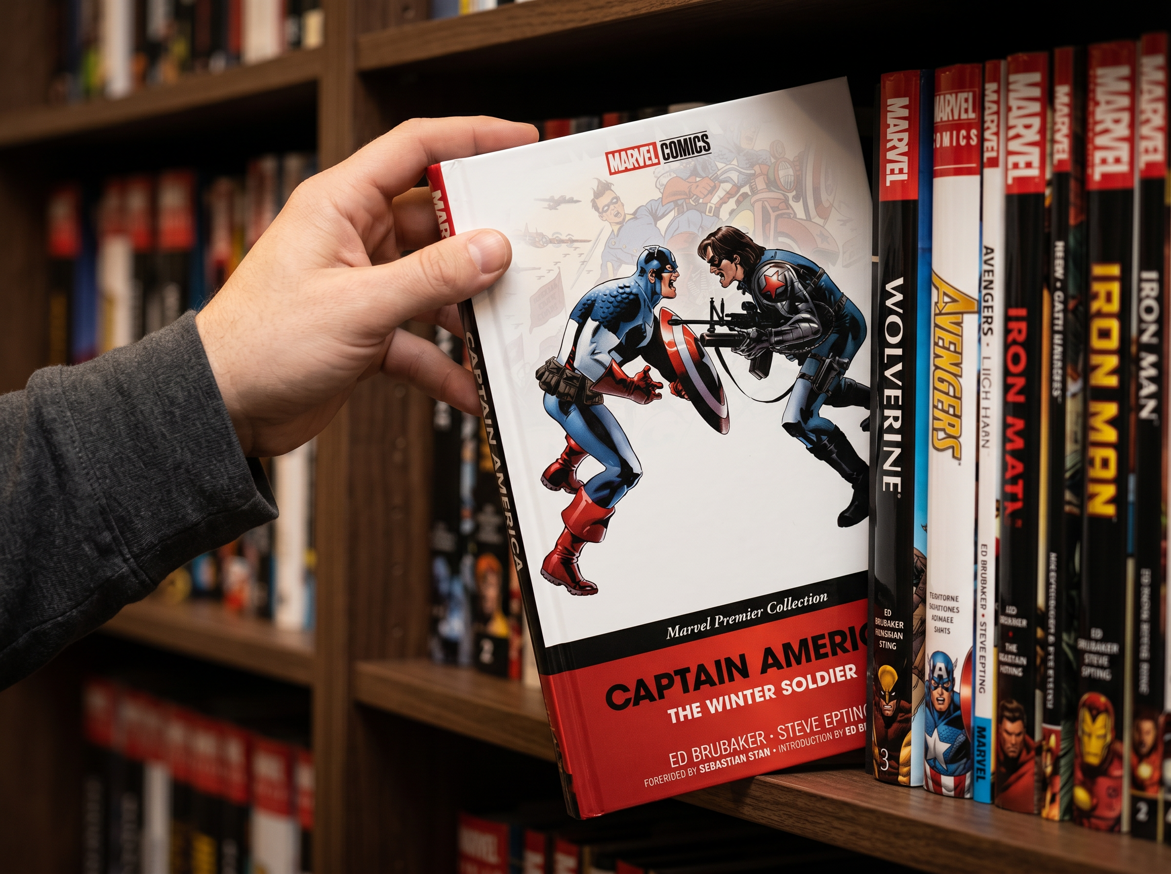 Kącik czytelniczy Pilla: Steve Epting, Ed Brubaker,, Michael Lark, John Paul Leon, Mike Perkins, Frank D'Armata - "Kapitan Ameryka: Zimowy Żołnierz"