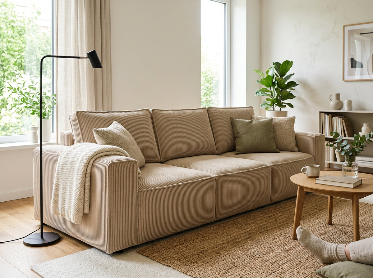 Corduroy Sofa – Is It Worth Buying and How Should You Choose and Maintain It?
