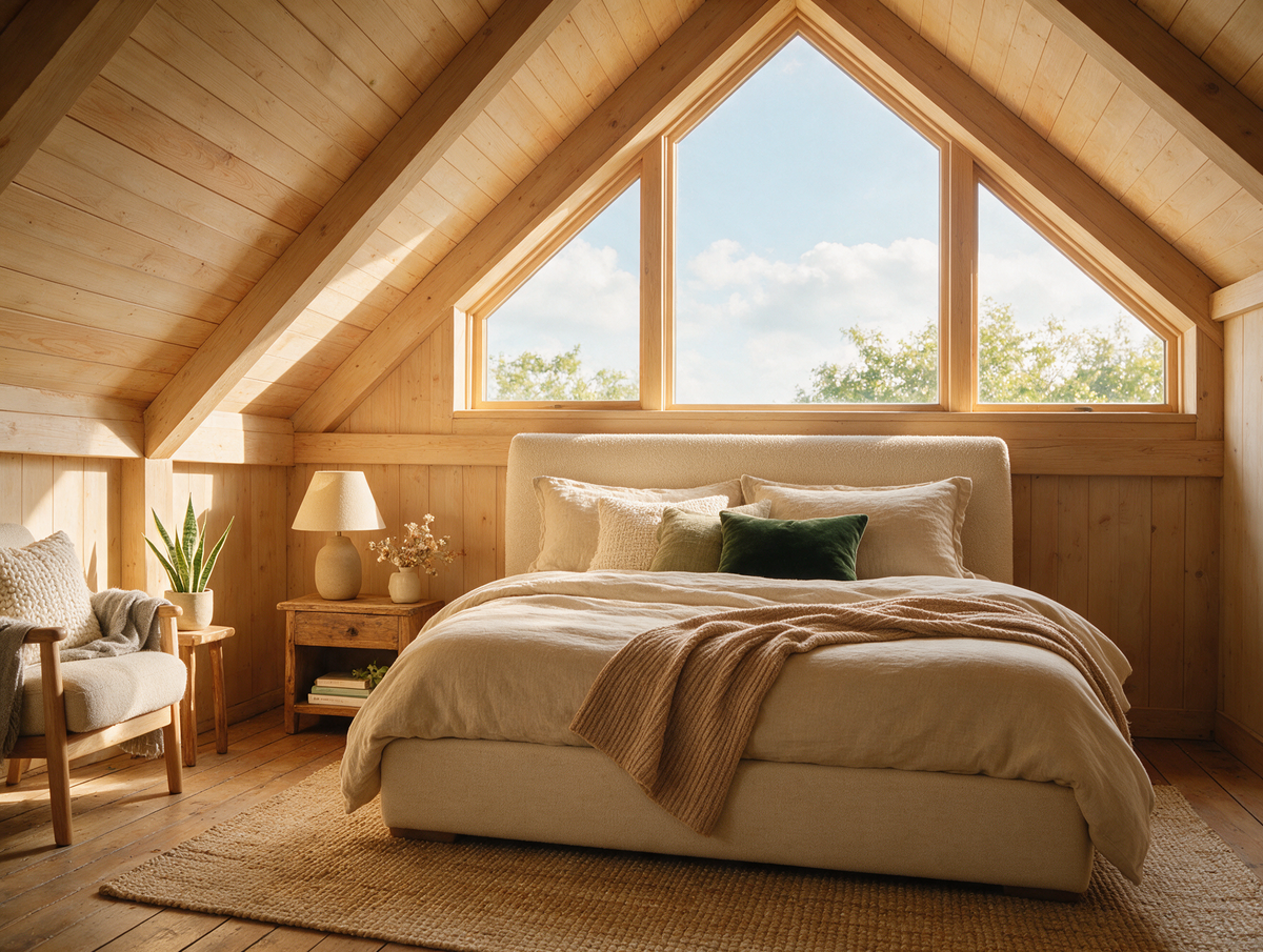 Attic Bedroom Ideas – How to Create a Cosy Bedroom Under a Sloped Ceiling