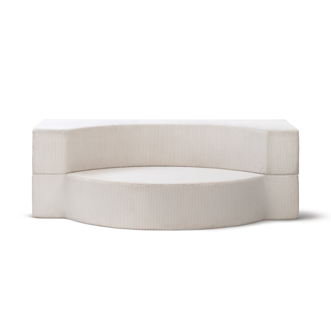 Sofa piankowa modułowa 200 cm z funkcją spania w stylu japandi | Lunaria