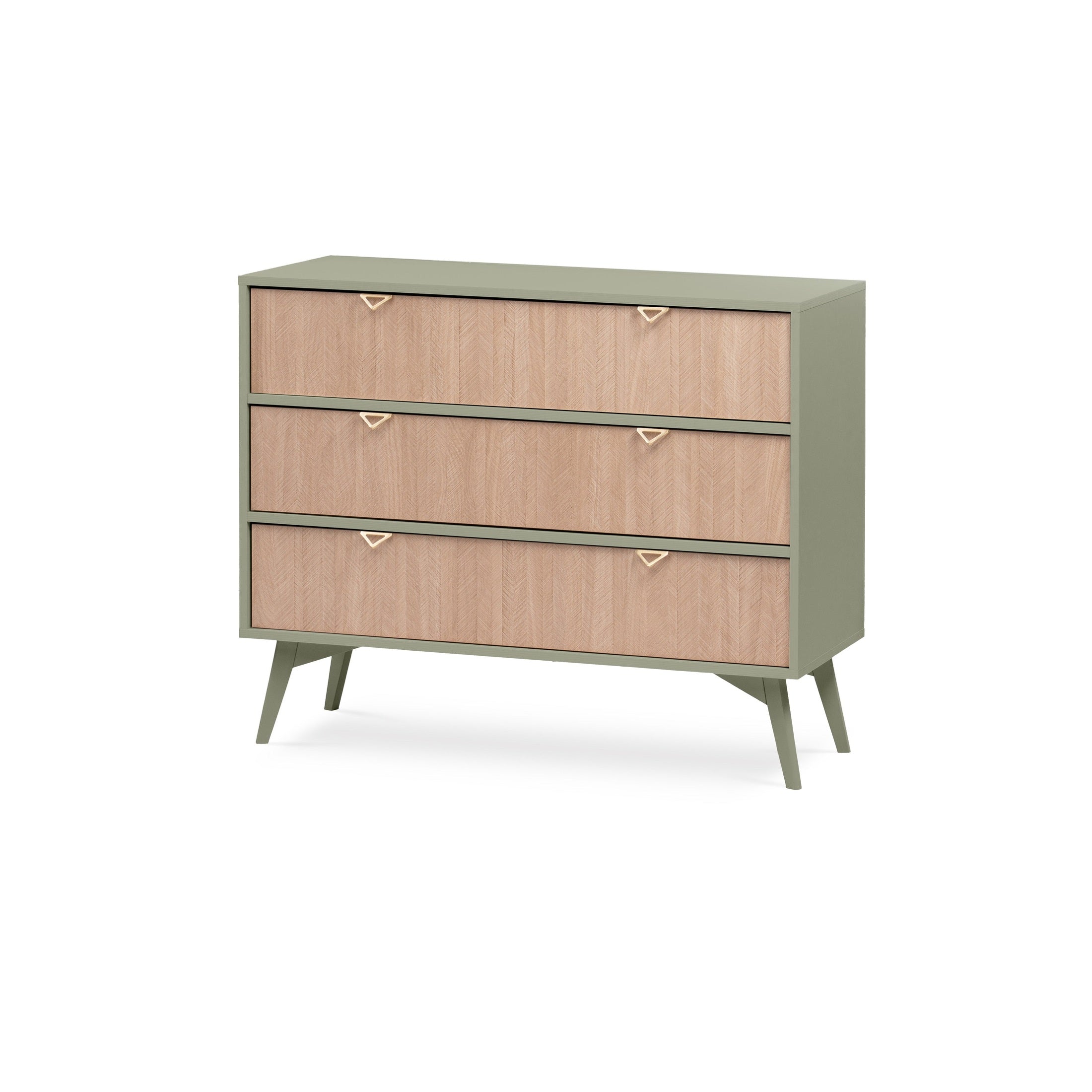 Komoda z szufladami 106x80 w stylu japandi | Mandala Eukaliptus
