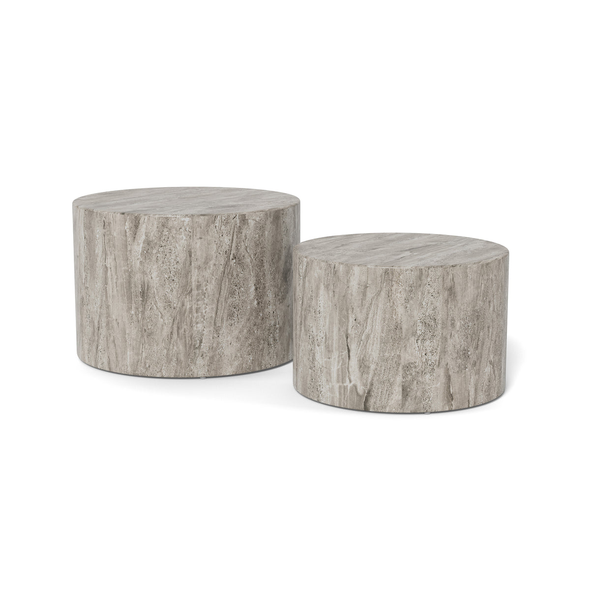 Set of 2 Round Coffee Tables in a modern style | Cilindro