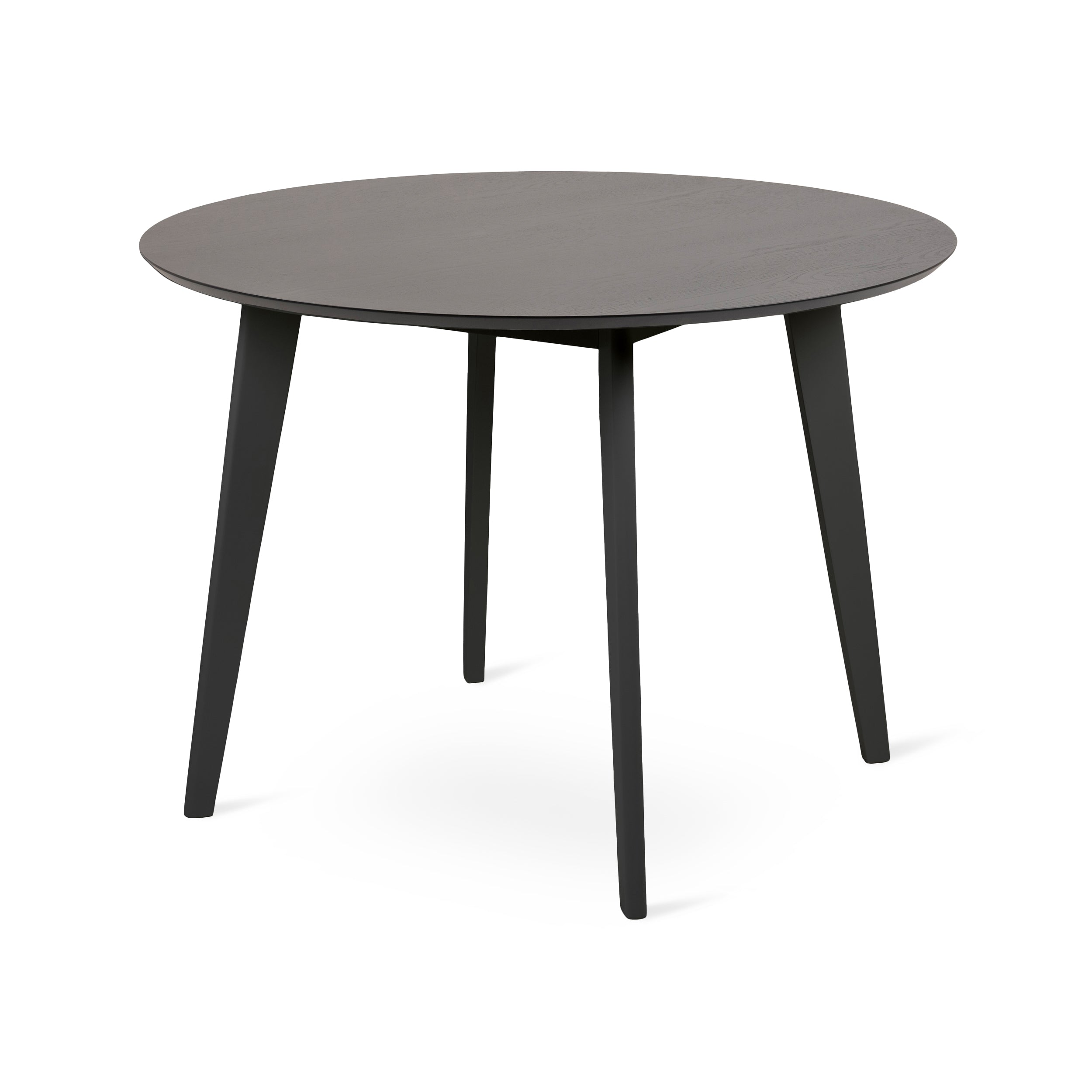 Okrągły stół do jadalni 105x76 w stylu skandynawskim | Krel Matowa Czerń