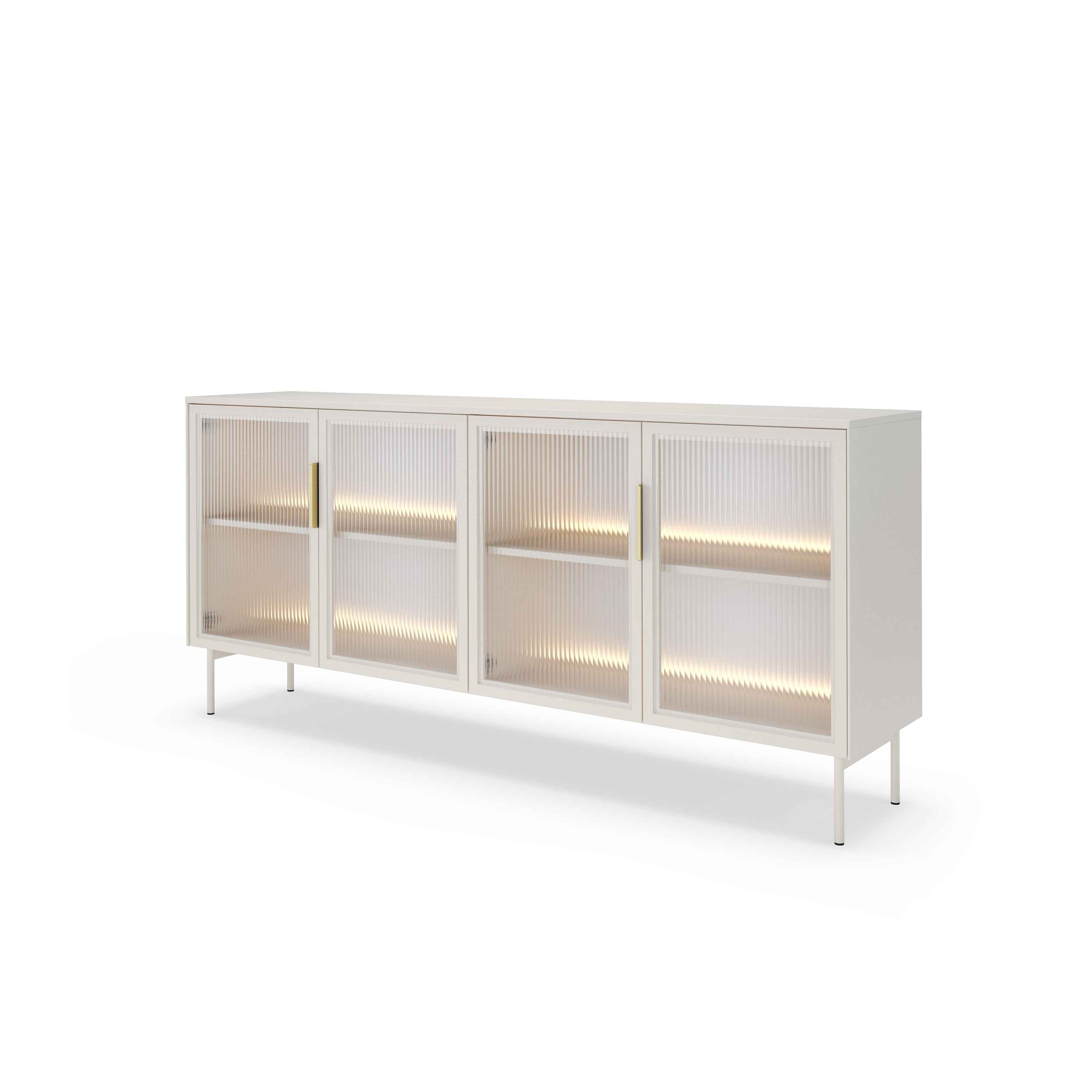 Komoda 181x83 z drzwiami w stylu eleganckim | Lummer Kaszmir