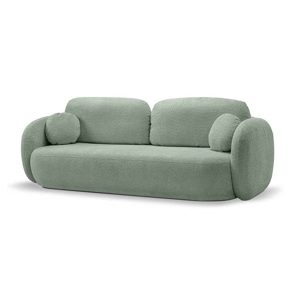 Sofa z funkcją spania 142x200 w stylu nowoczesnym, tkanina Abriamo | OLEMO