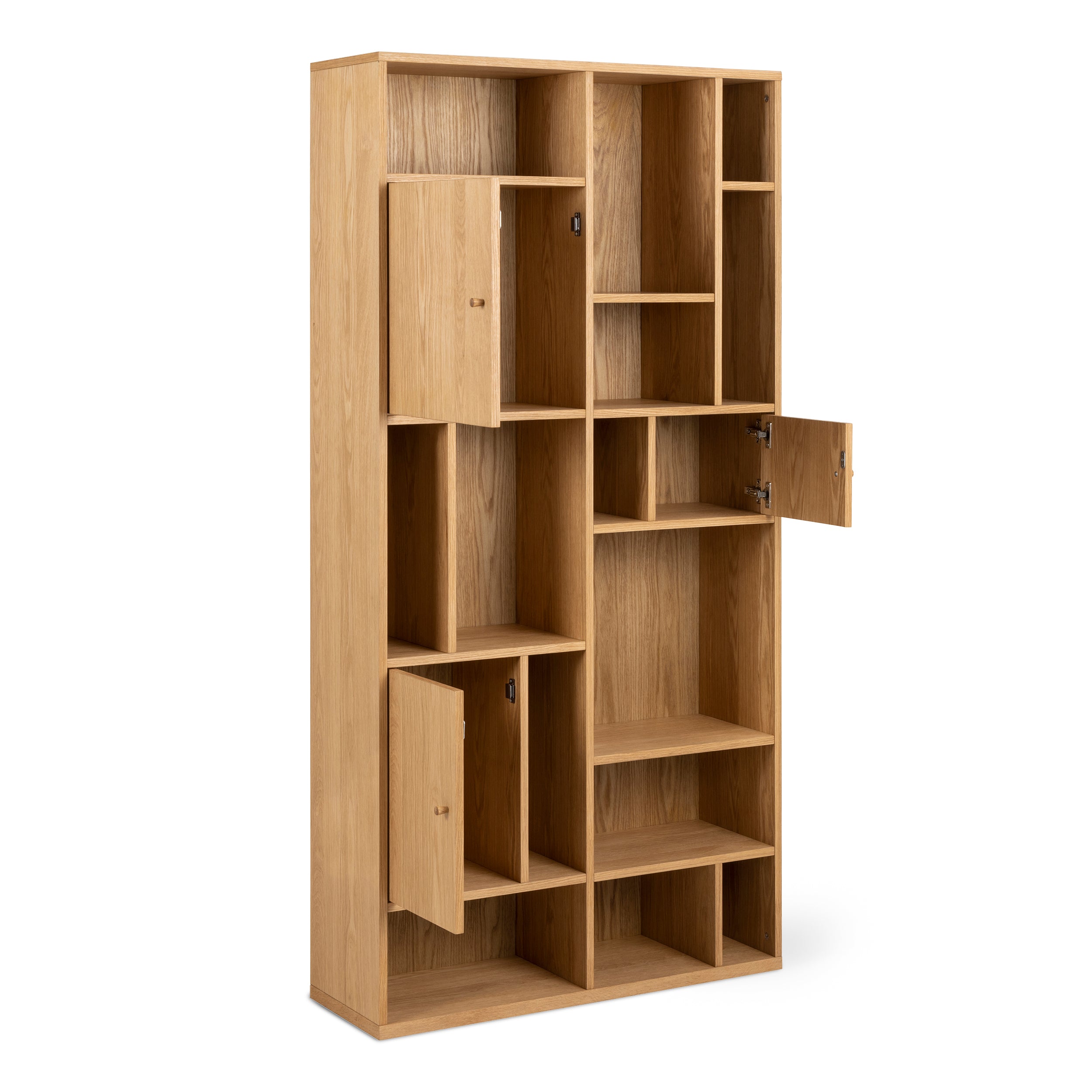 Regał do salonu 90x180 w stylu japandi | Asymo
