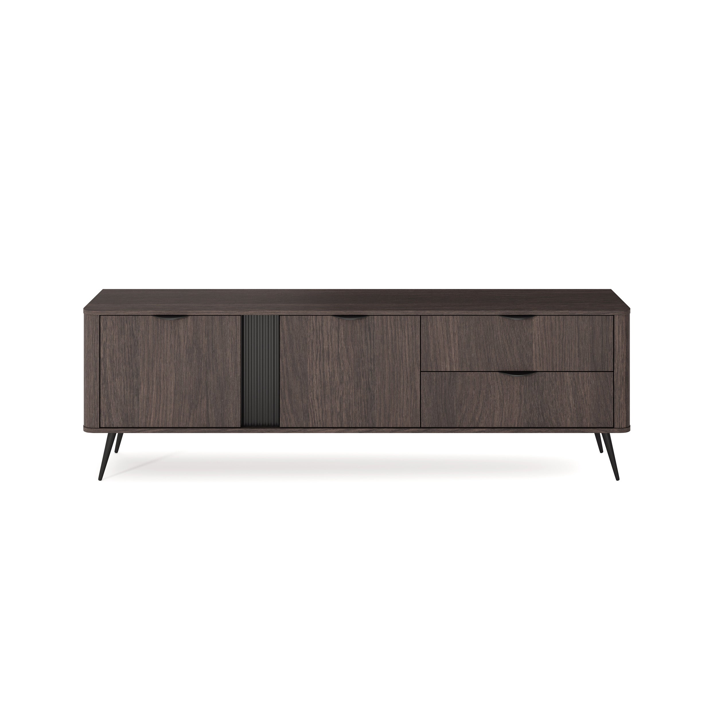 Szafka RTV 195x61 w stylu japandi | Velia