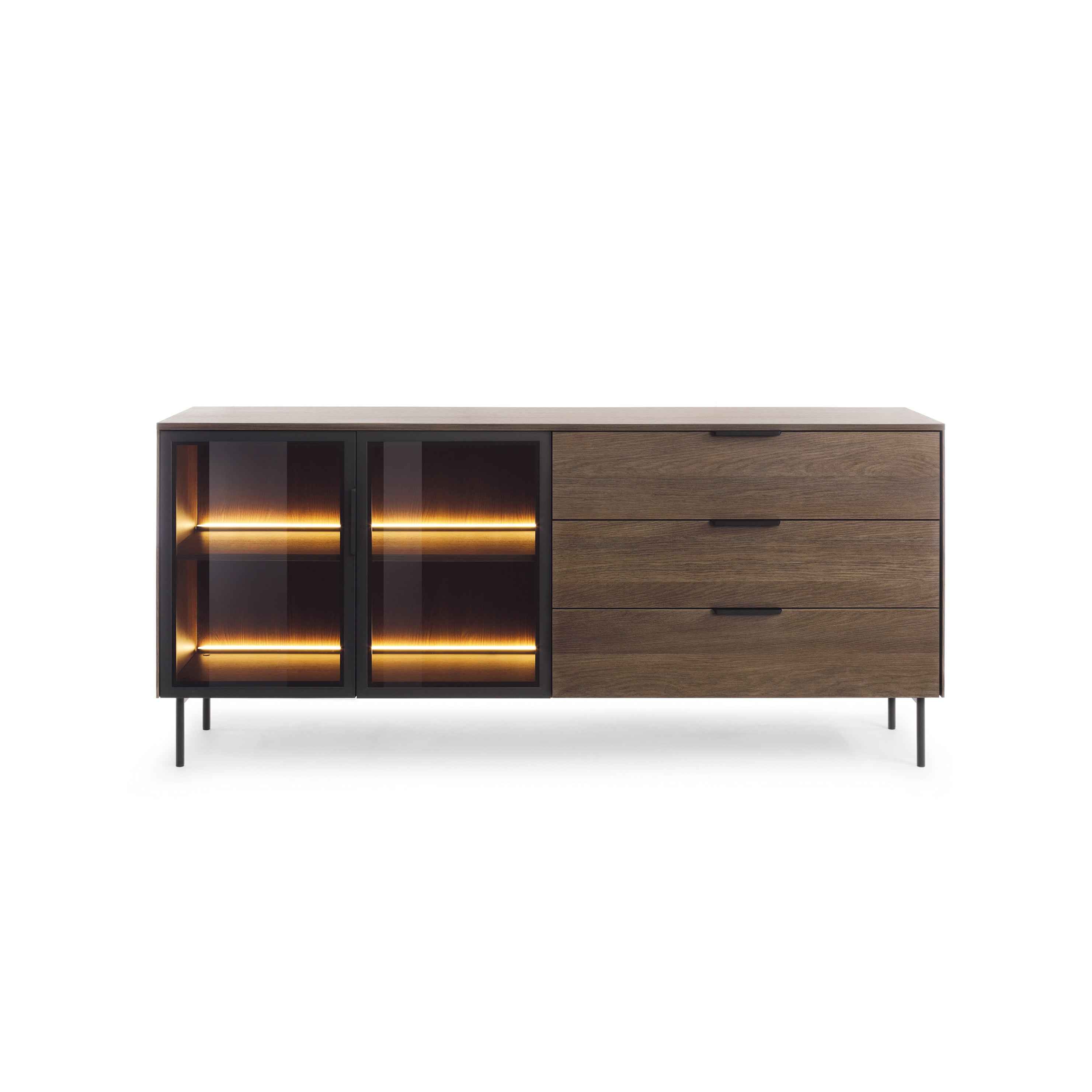 Komoda z drzwiami i szufladami 181x83 w stylu nowoczesnym | Lummer