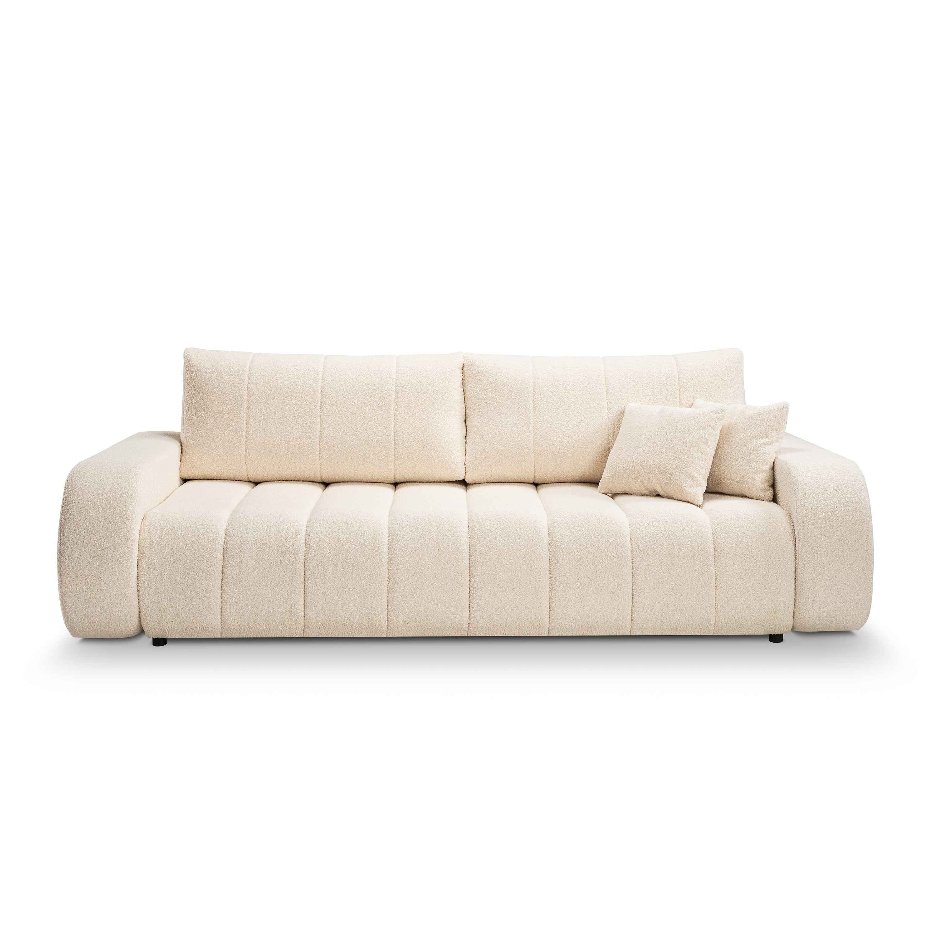 Sofa 3-osobowa z funkcją spania 144x200 w stylu skandynawskim | BALOA