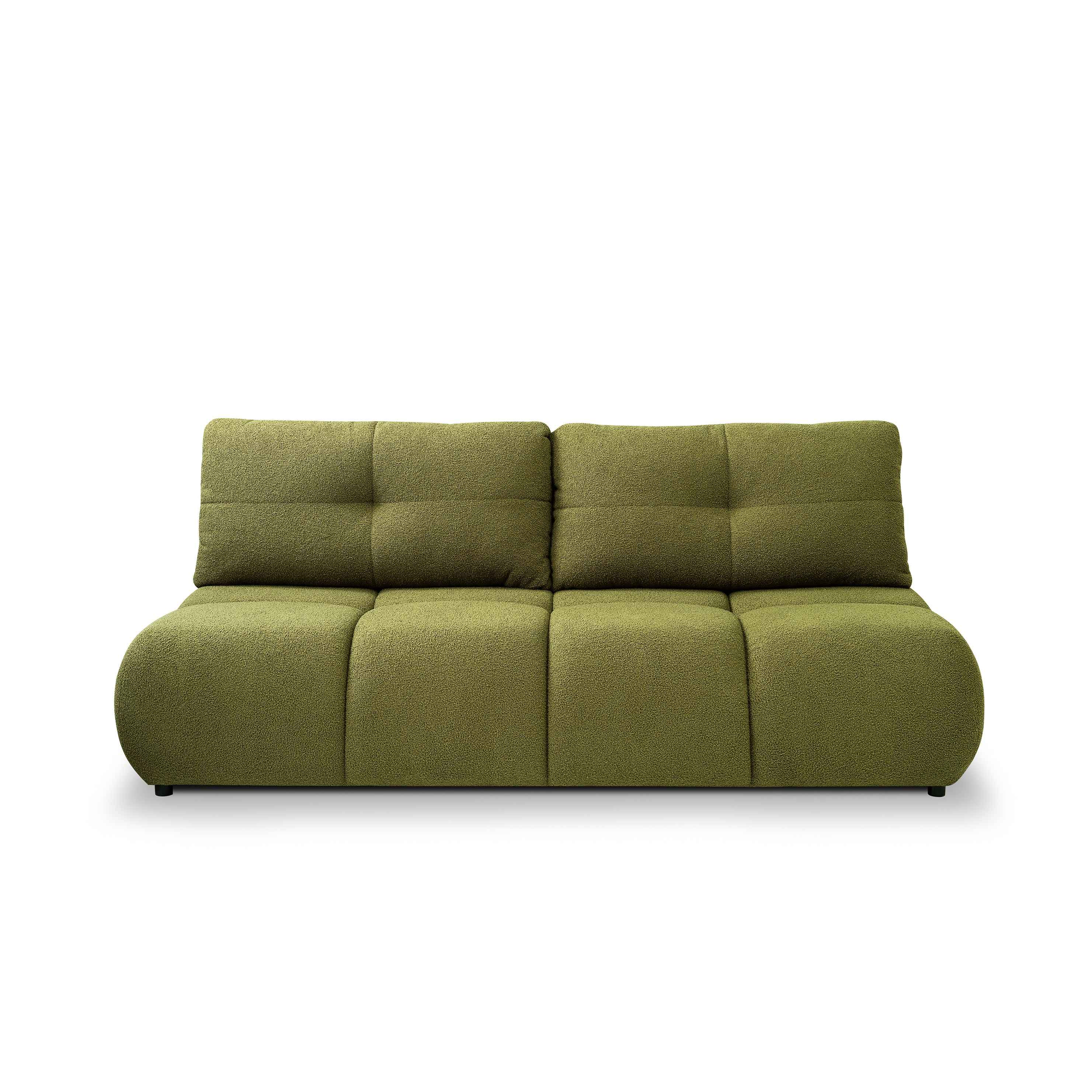 Sofa 3-osobowa z funkcją spania 142x200 w stylu miękkiego minimalizmu| Milorya