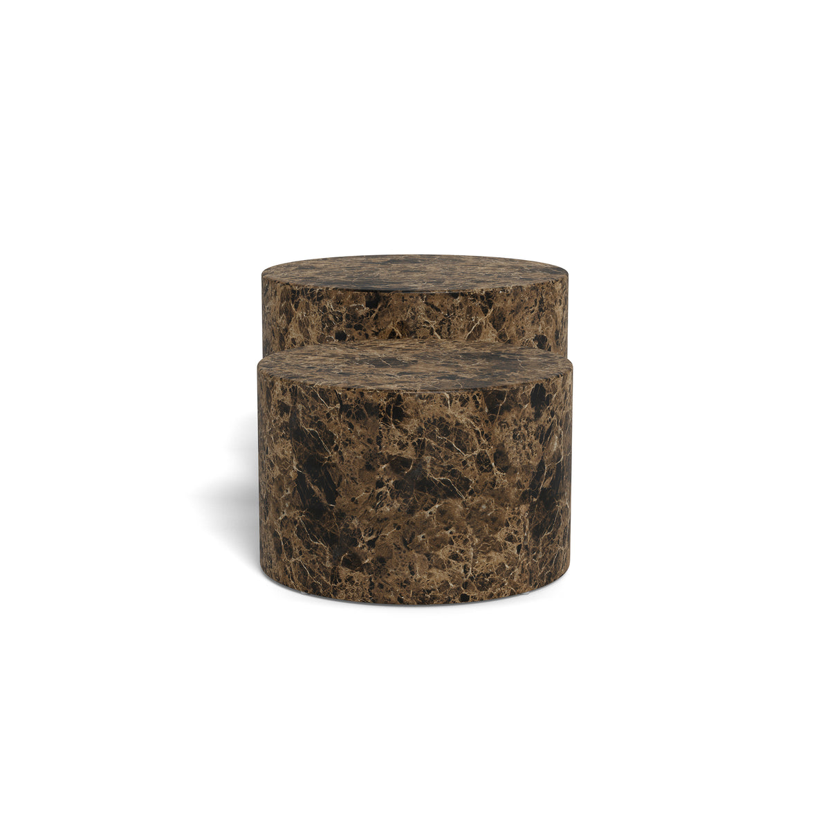 Set of 2 Round Coffee Tables in a modern style | Cilindro