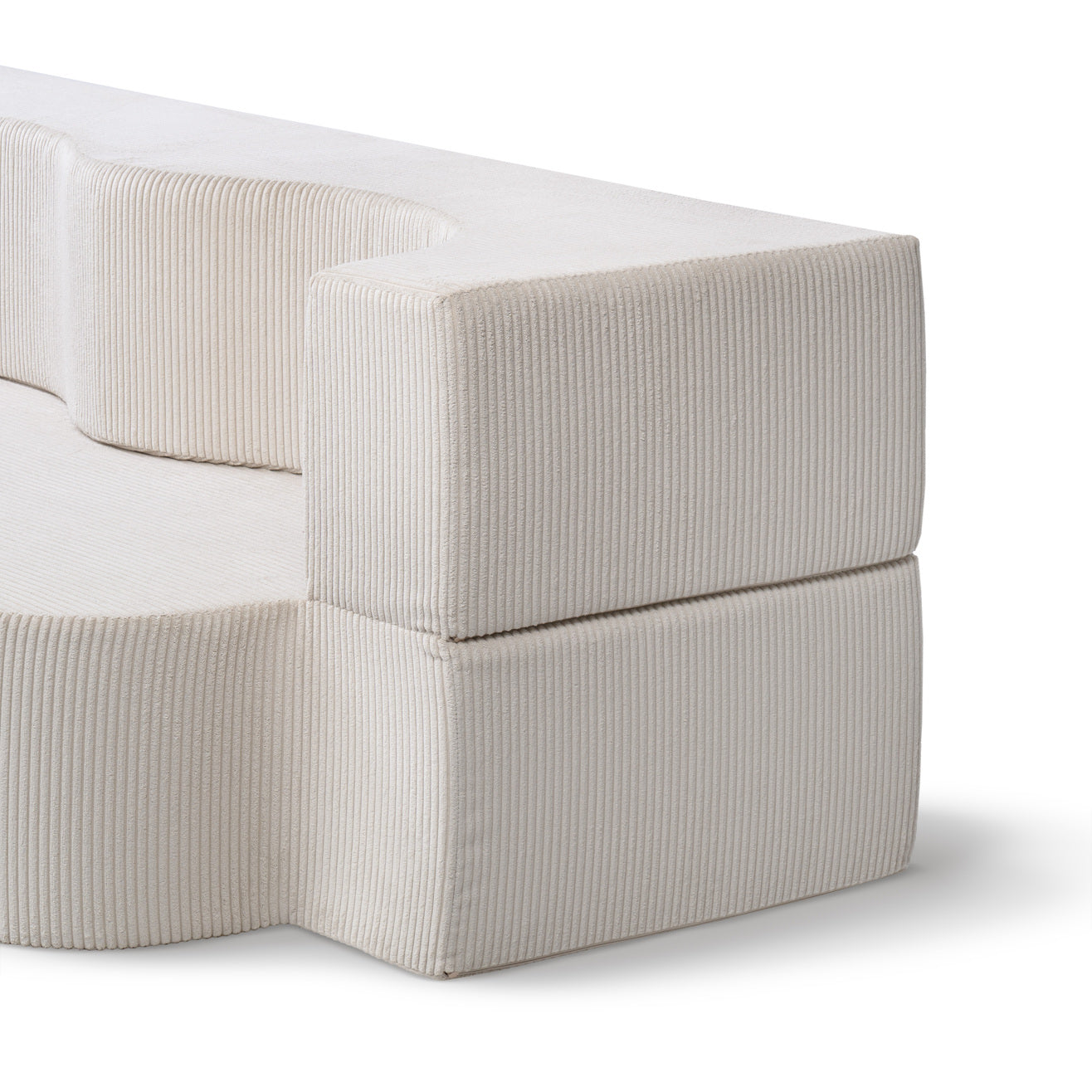 Sofa piankowa wolnostojąca 200 cm z funkcją spania w stylu japandi | Kamelia