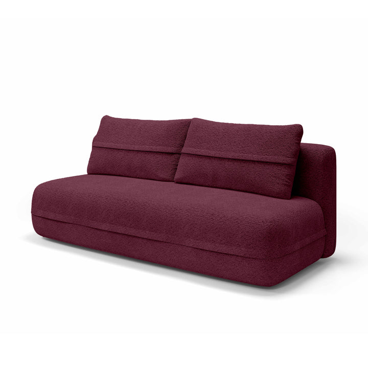 Sofa z Funkcją Spania Lento Rubinowy Popiół