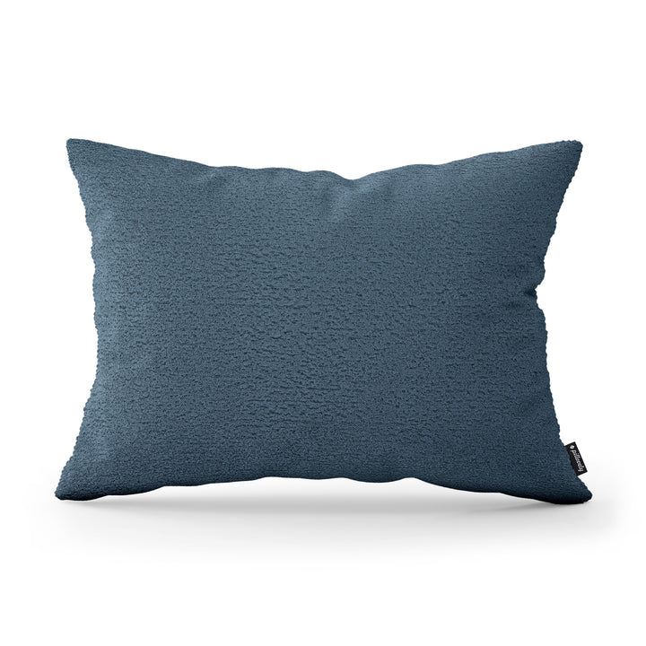 Poduszka Dekoracyjna Baranek 40x55 Stalowy Lazur