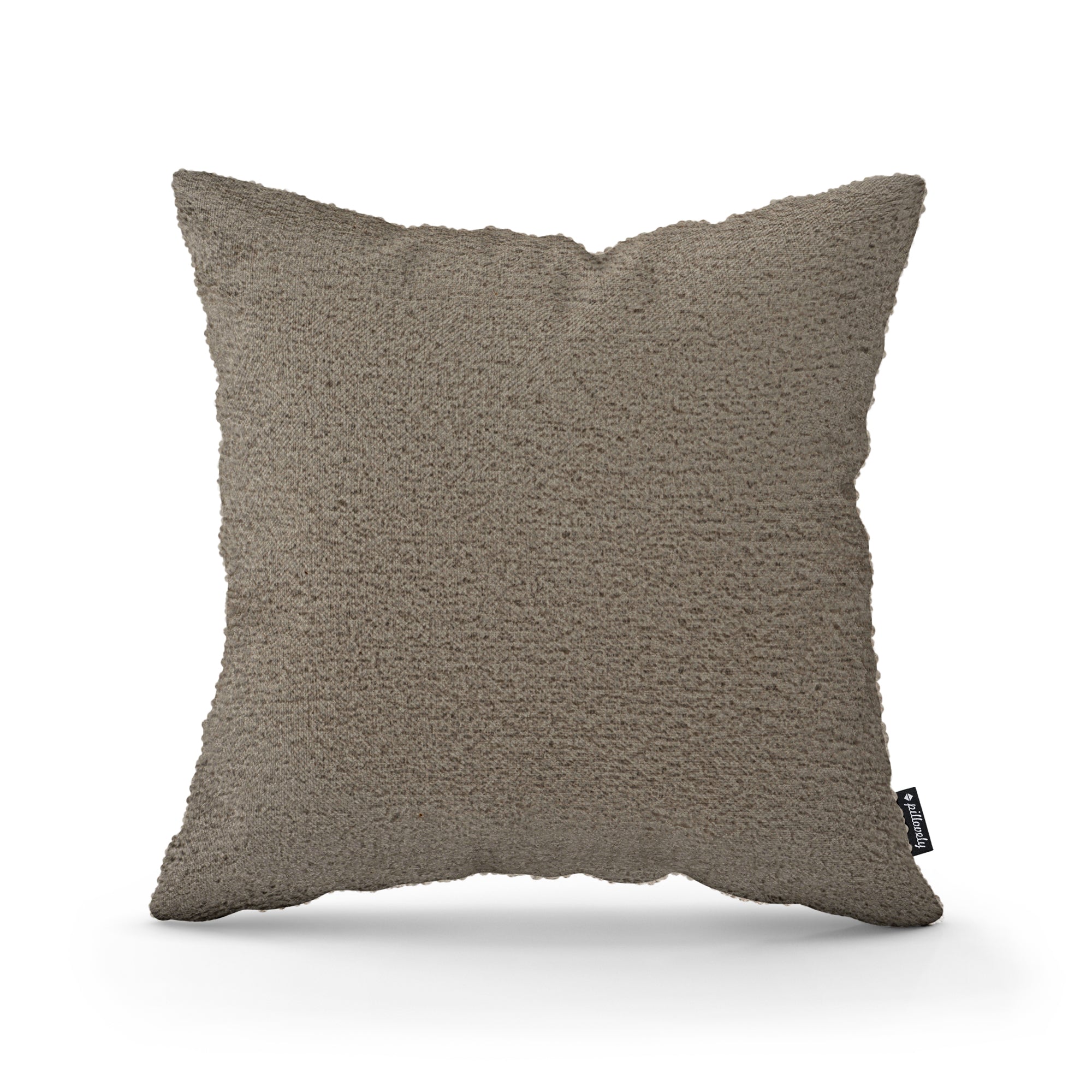 Poduszka dekoracyjna 45×45 cm w stylu scandi i japandi, tkanina Coral | Baranek Popielisty Len (CORAL 50)