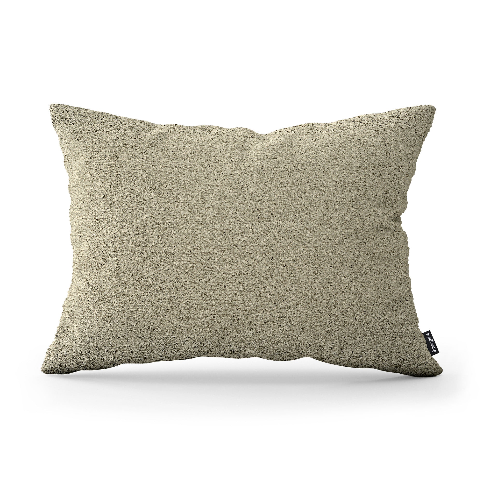 Poduszka dekoracyjna 40×55 cm w stylu hygge i scandi, tkanina Coral | Baranek Piaskowy Taupe (CORAL 65)
