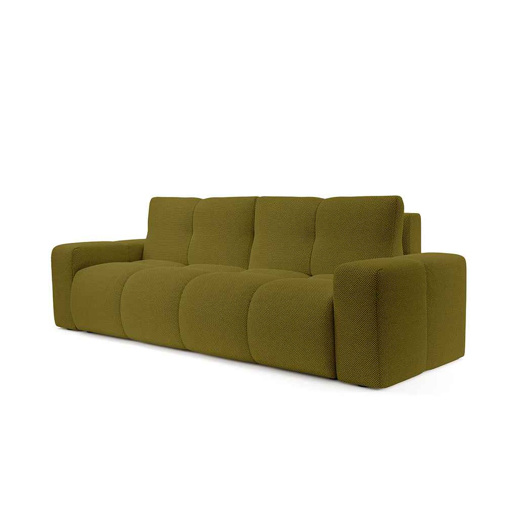Sofa 3-osobowa z funkcją spania 149x200 z pojemnikiem w stylu nowoczesnym | SOSO Stare Zboże (CURIO 35)