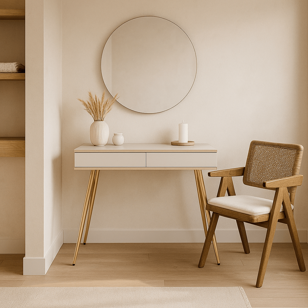 Toaletka 102x80 cm w stylu modern classic | Meva