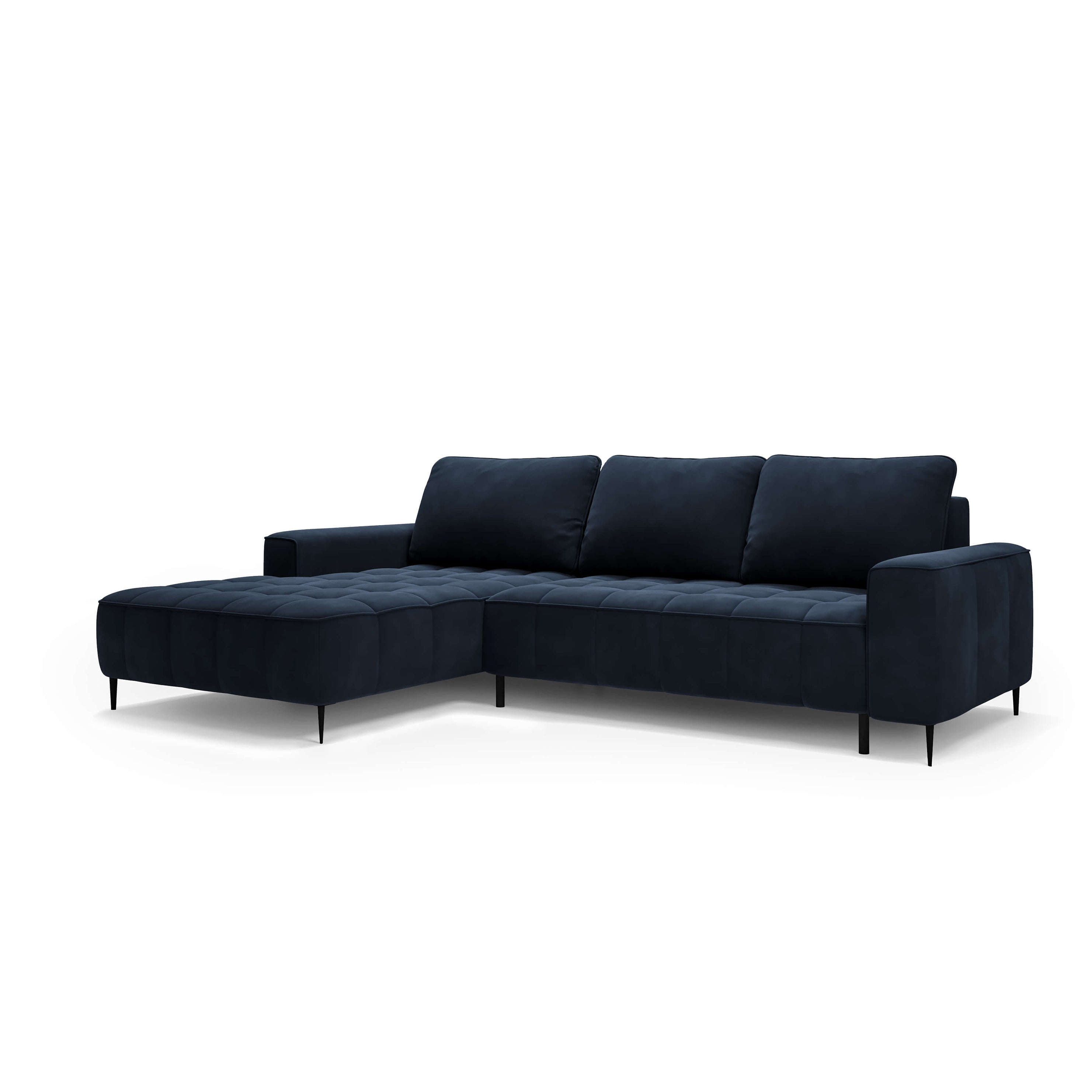 Narożnik z pojemnikiem na pościel 280 cm w stylu eleganckim | Francessco