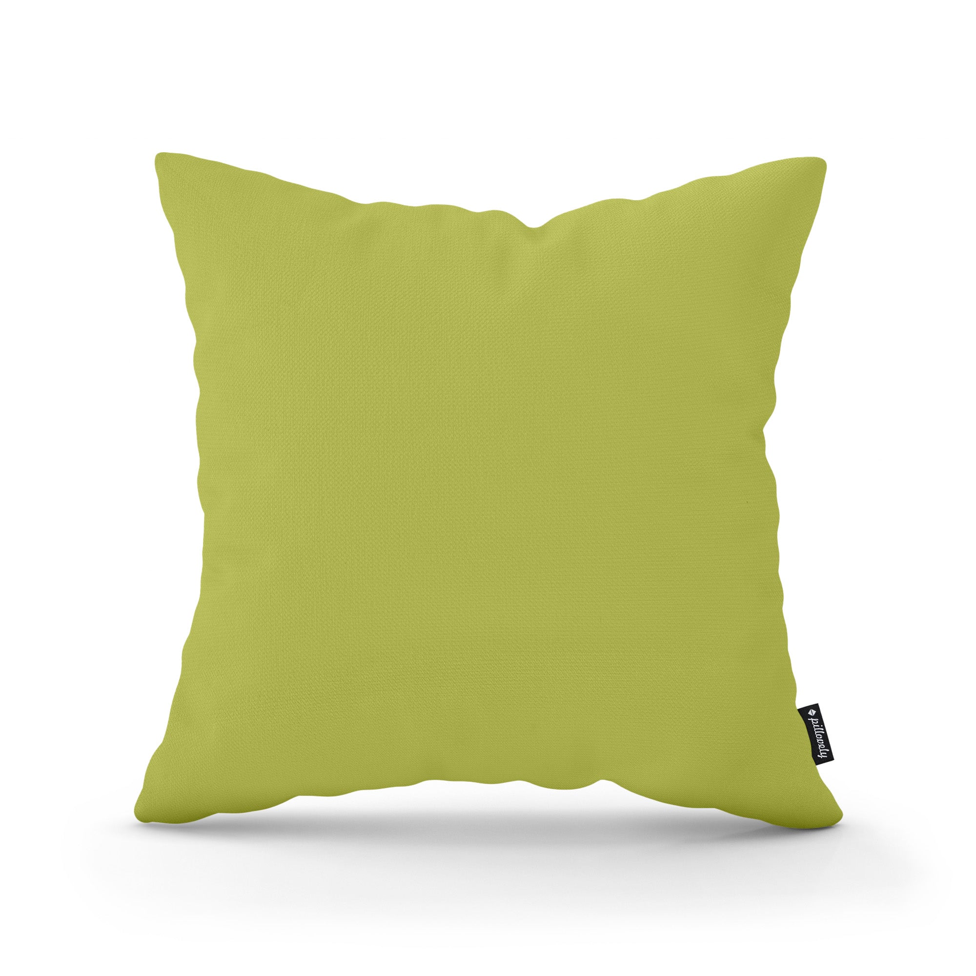 Poduszka dekoracyjna 45×45 cm w stylu minimalistycznym | Gładka Oliwkowe Zboże (KRONOS 16)
