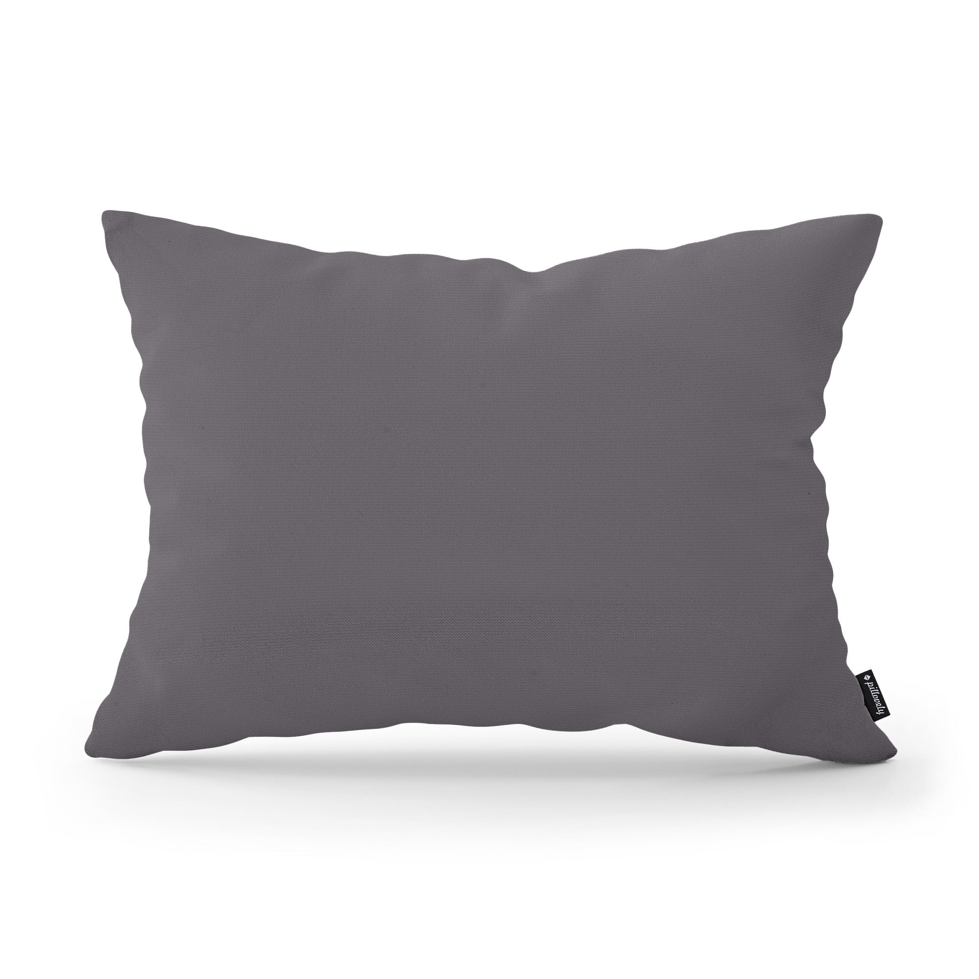 Poduszka dekoracyjna 40×55 cm w stylu modern i scandi, tkanina Kronos | Gładka Szary Melanż (KRONOS 22)