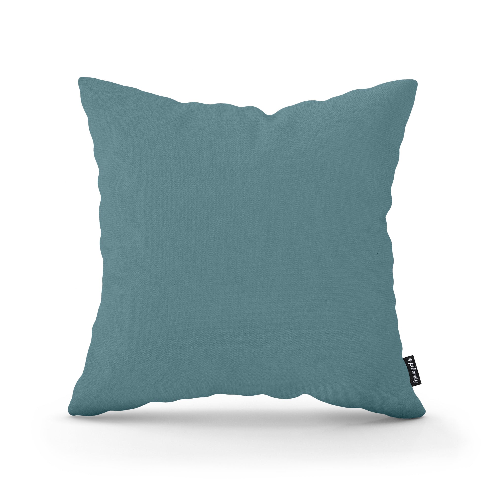 Poduszka dekoracyjna 45×45 cm w stylu minimalistycznym | Gładka Przydymiona Zieleń (KRONOS 26)