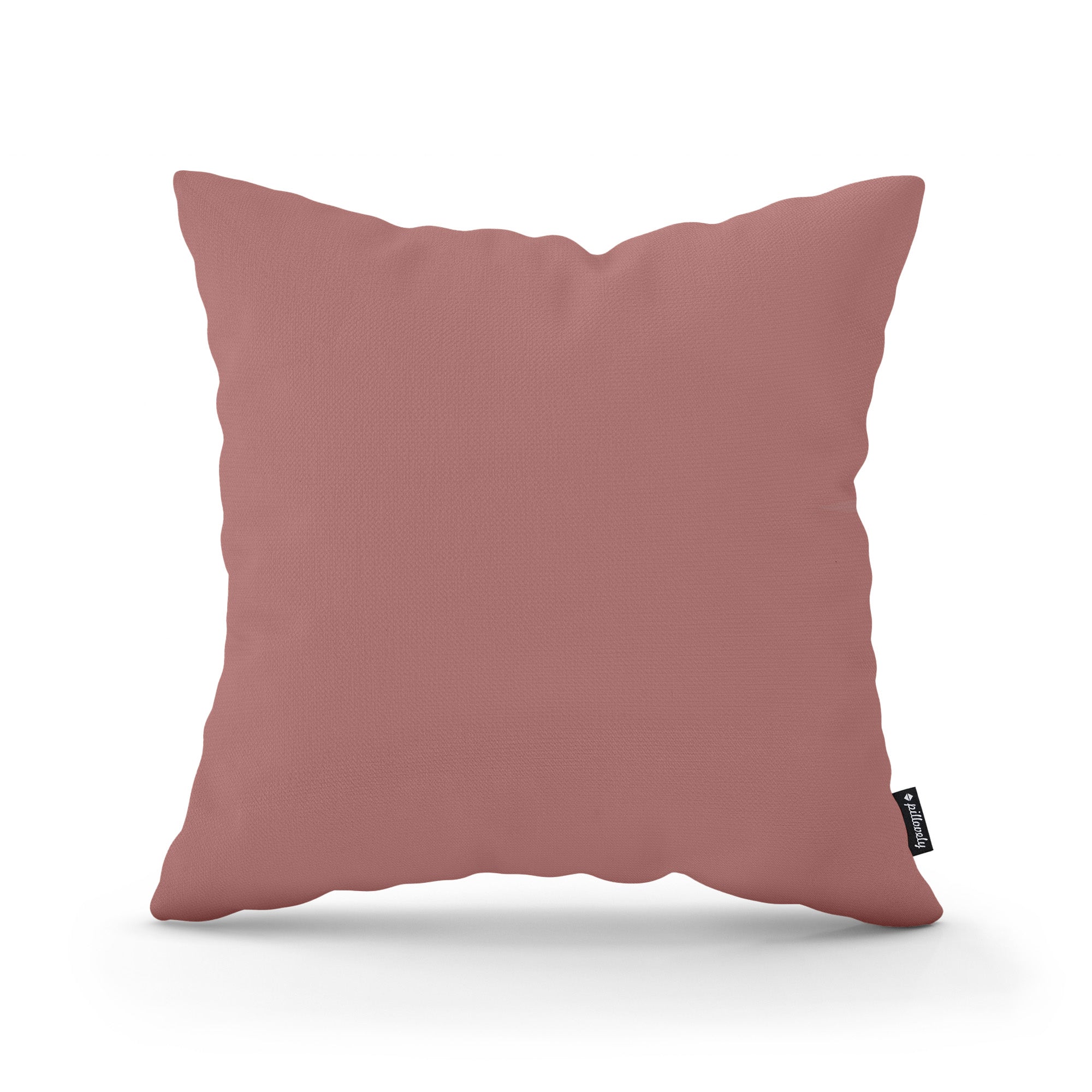 Poduszka dekoracyjna 45×45 cm w stylu minimalistycznym | Gładka Karmelowa Śliwka (KRONOS 29)