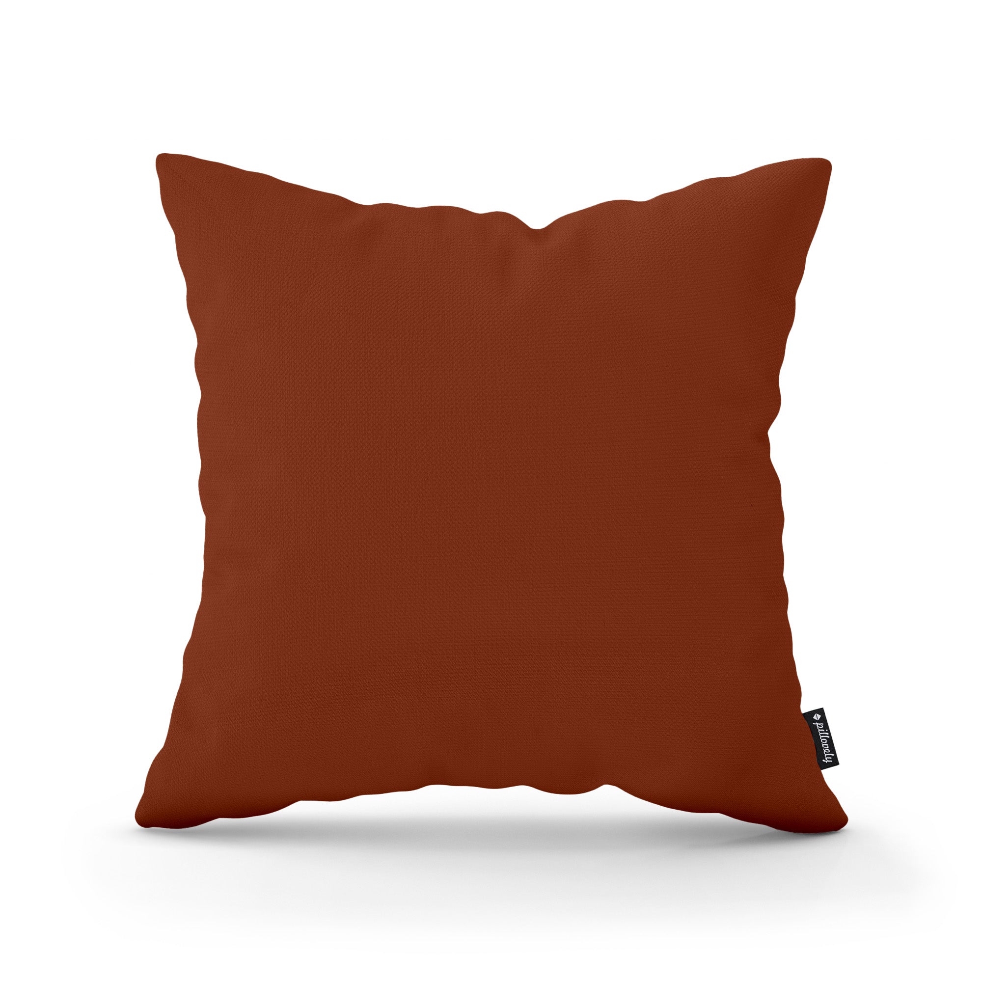 Poduszka dekoracyjna 45×45 cm w stylu minimalistycznym | Gładka Miedziany Mat (KRONOS 39)