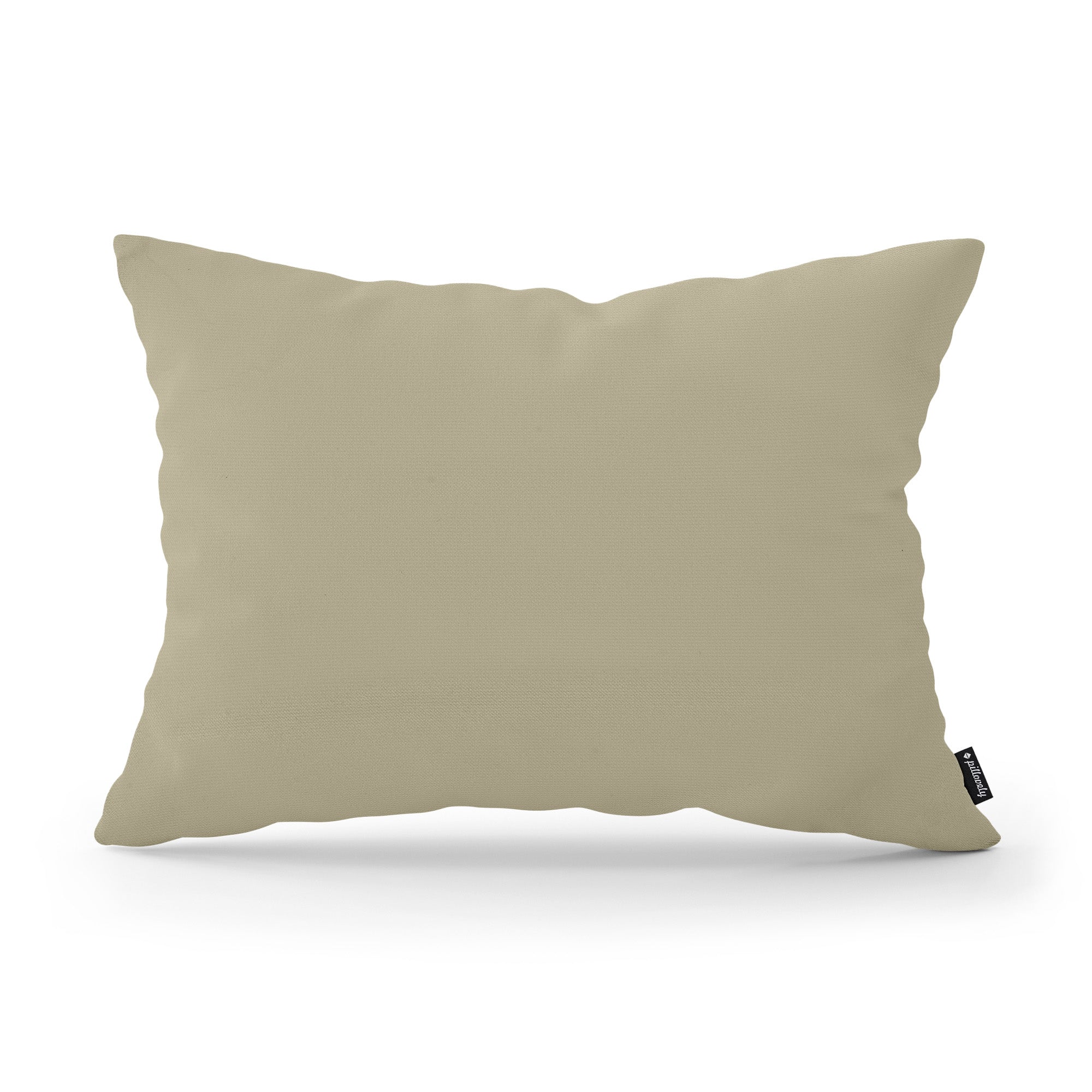 Poduszka dekoracyjna 40×55 cm w stylu modern i scandi, tkanina Kronos | Gładka Pastelowy Taupe (KRONOS 45)