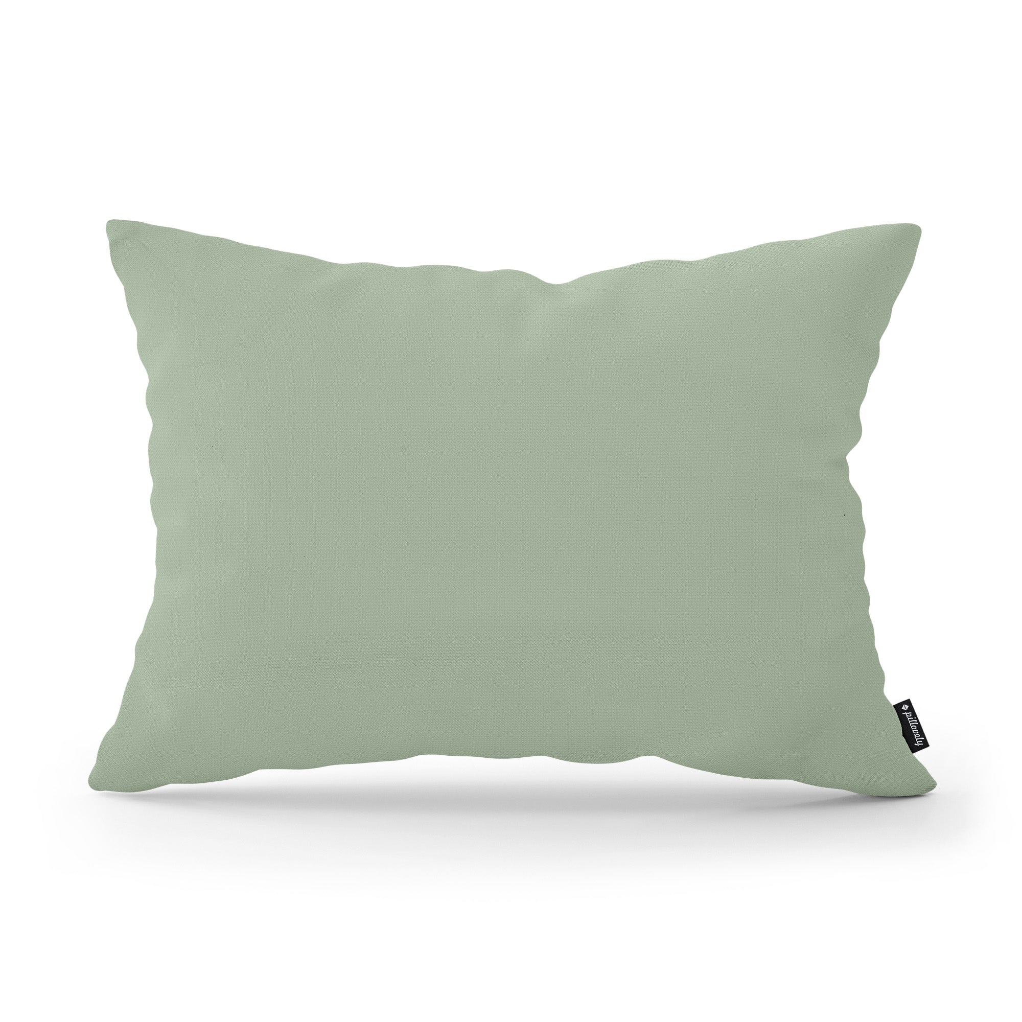 Poduszka dekoracyjna 40×55 cm w stylu modern i scandi, tkanina Kronos | Gładka Zielona Mgła (KRONOS 47)