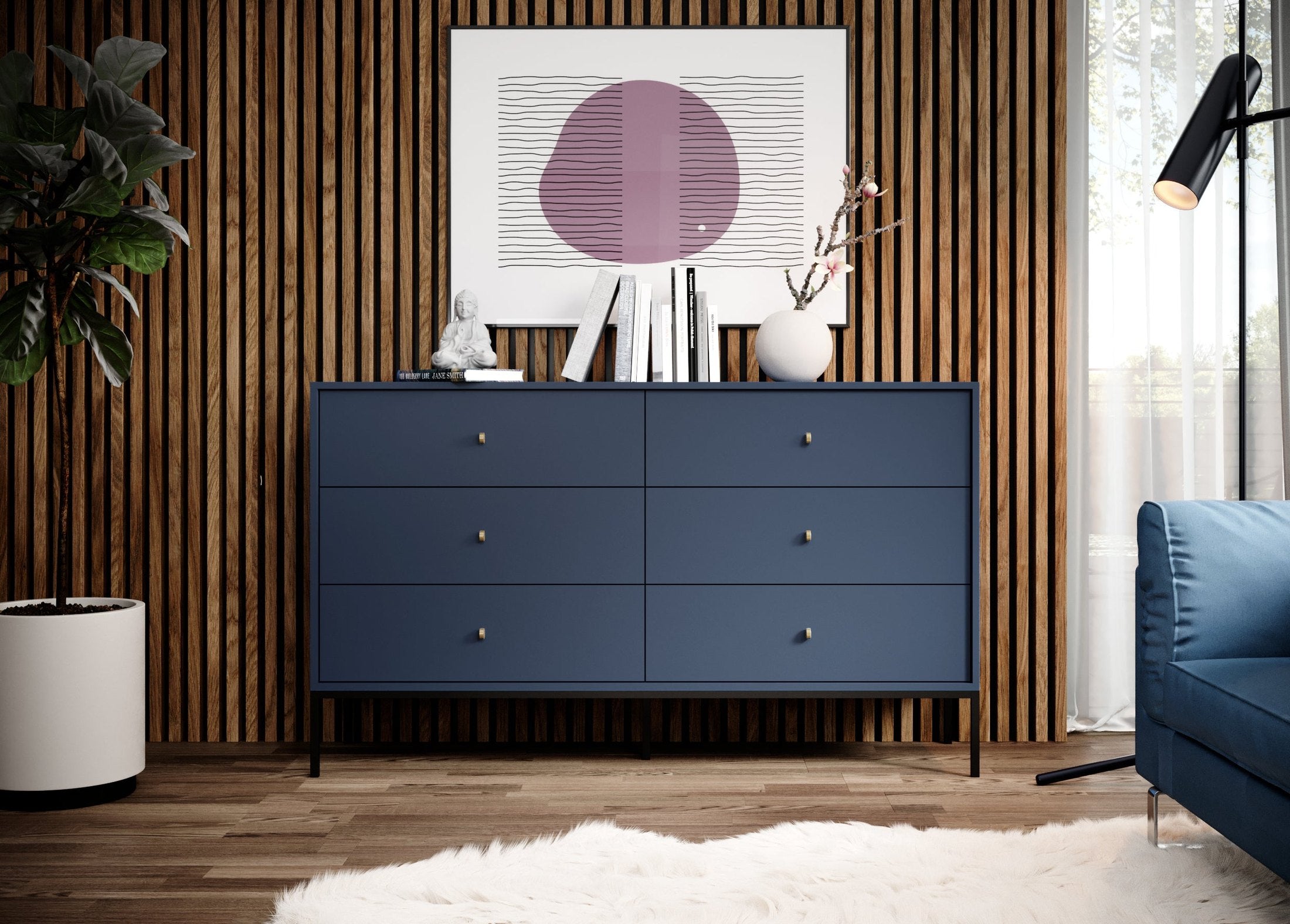 Komoda 154x89 w stylu vintage | Kviat