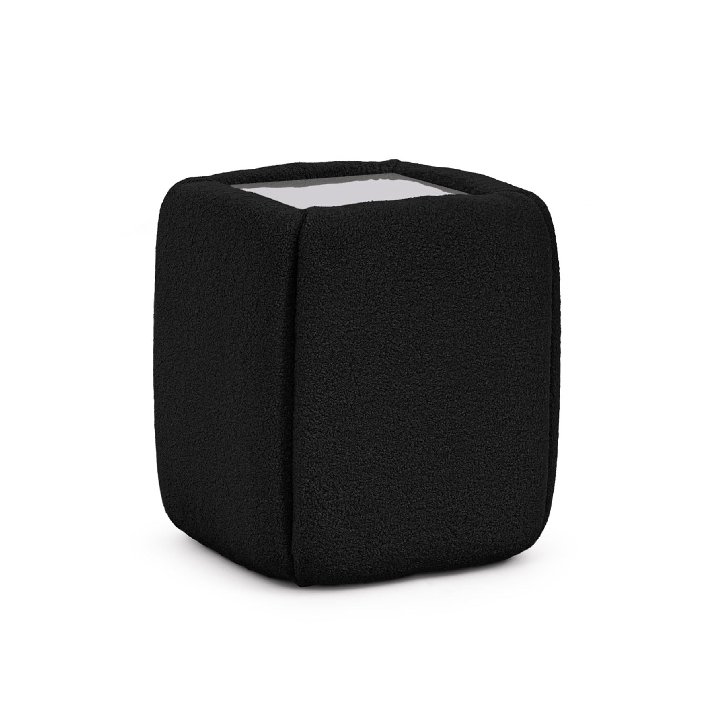 Stolik nocny 50x55 bez szuflad w stylu minimalistycznym | Neria Onyks (LAMBI 13)