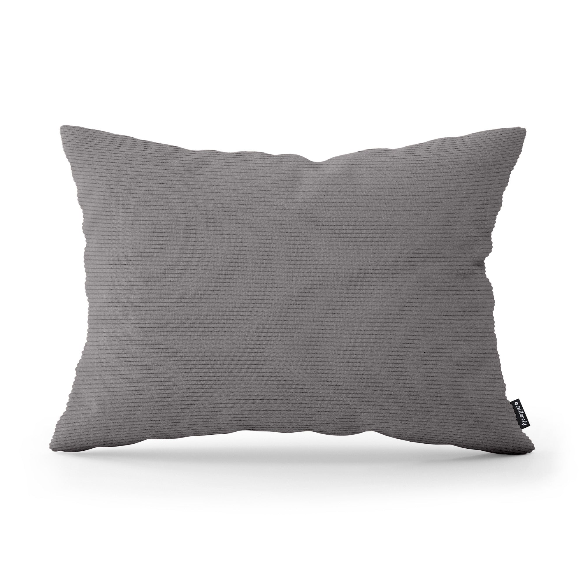 Poduszka dekoracyjna 40×55 cm do salonu w stylu loft | Sztruks Taupe Mglisty (ONTARIO 15)