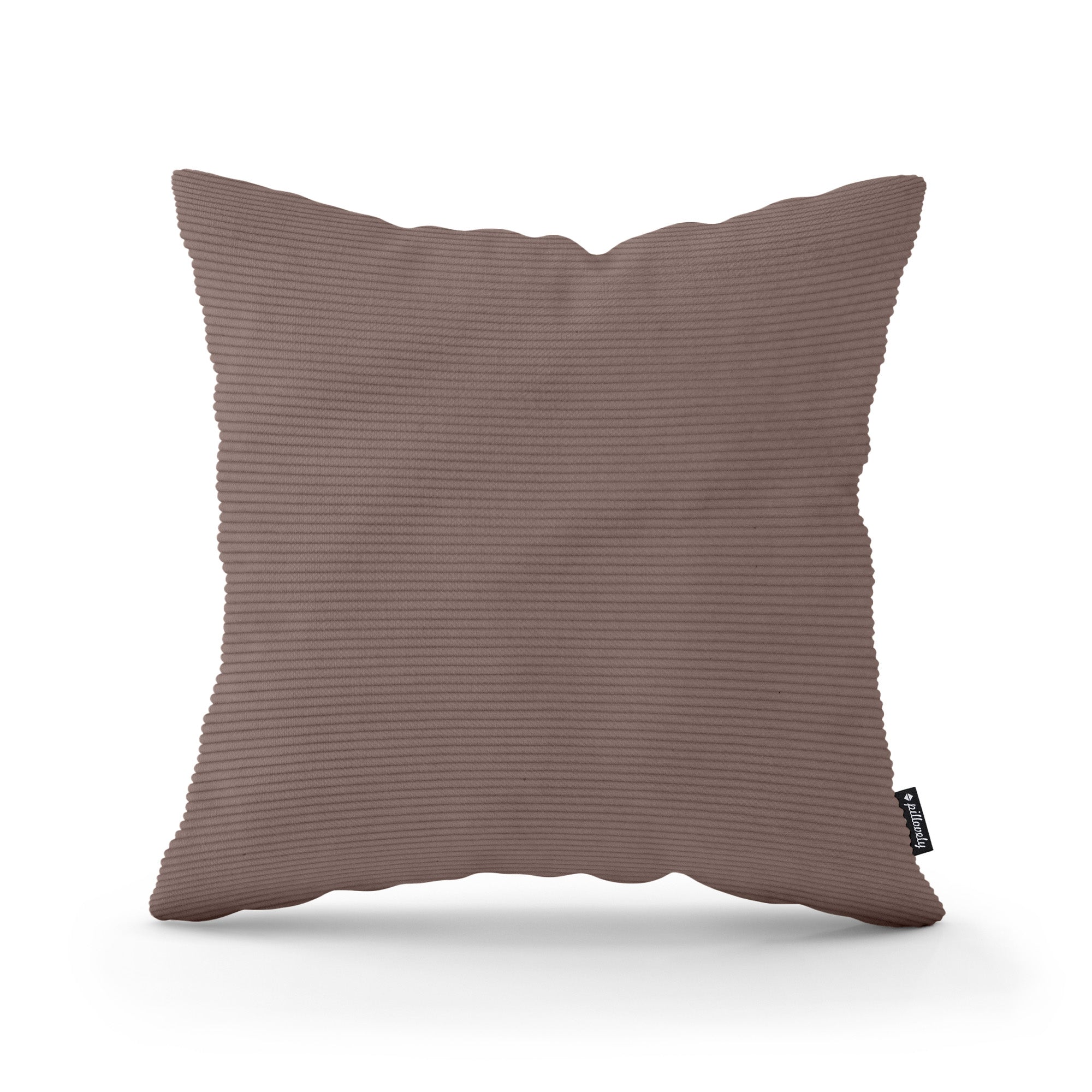 Poduszka dekoracyjna 45×45 cm w stylu scandi i boho | Sztruks Jesienna Sepia (ONTARIO 21)