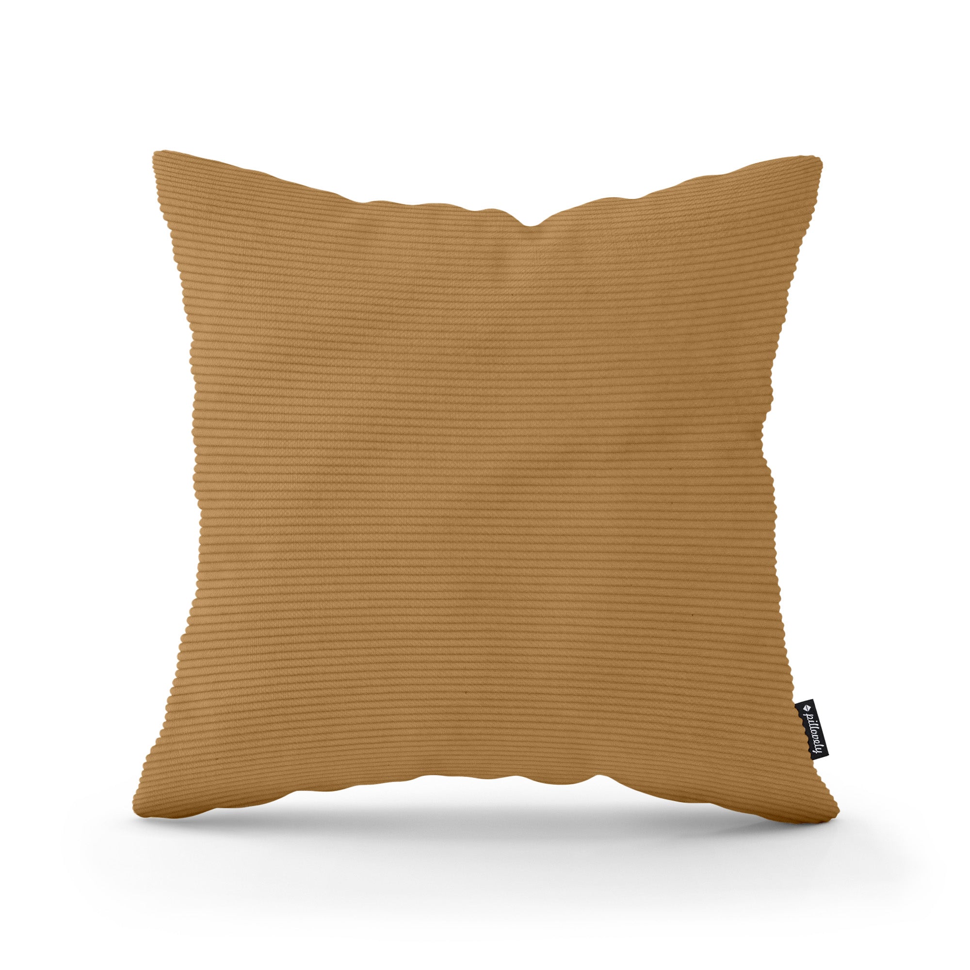 Poduszka dekoracyjna 45×45 cm w stylu scandi i boho | Sztruks Pszeniczna Ochra (ONTARIO 32)