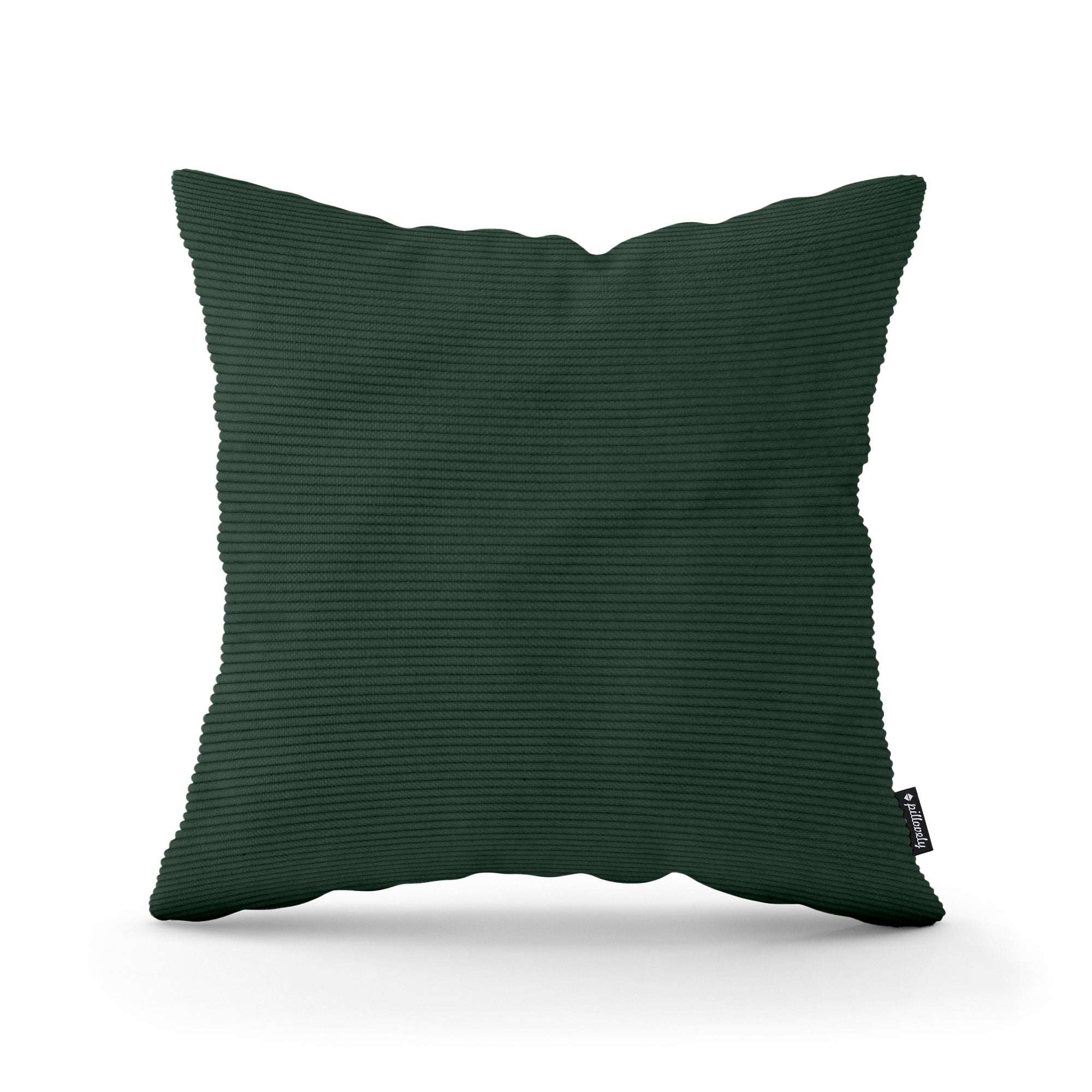 Poduszka dekoracyjna 45×45 cm w stylu scandi i boho | Sztruks Leśny Kamień (ONTARIO 35)