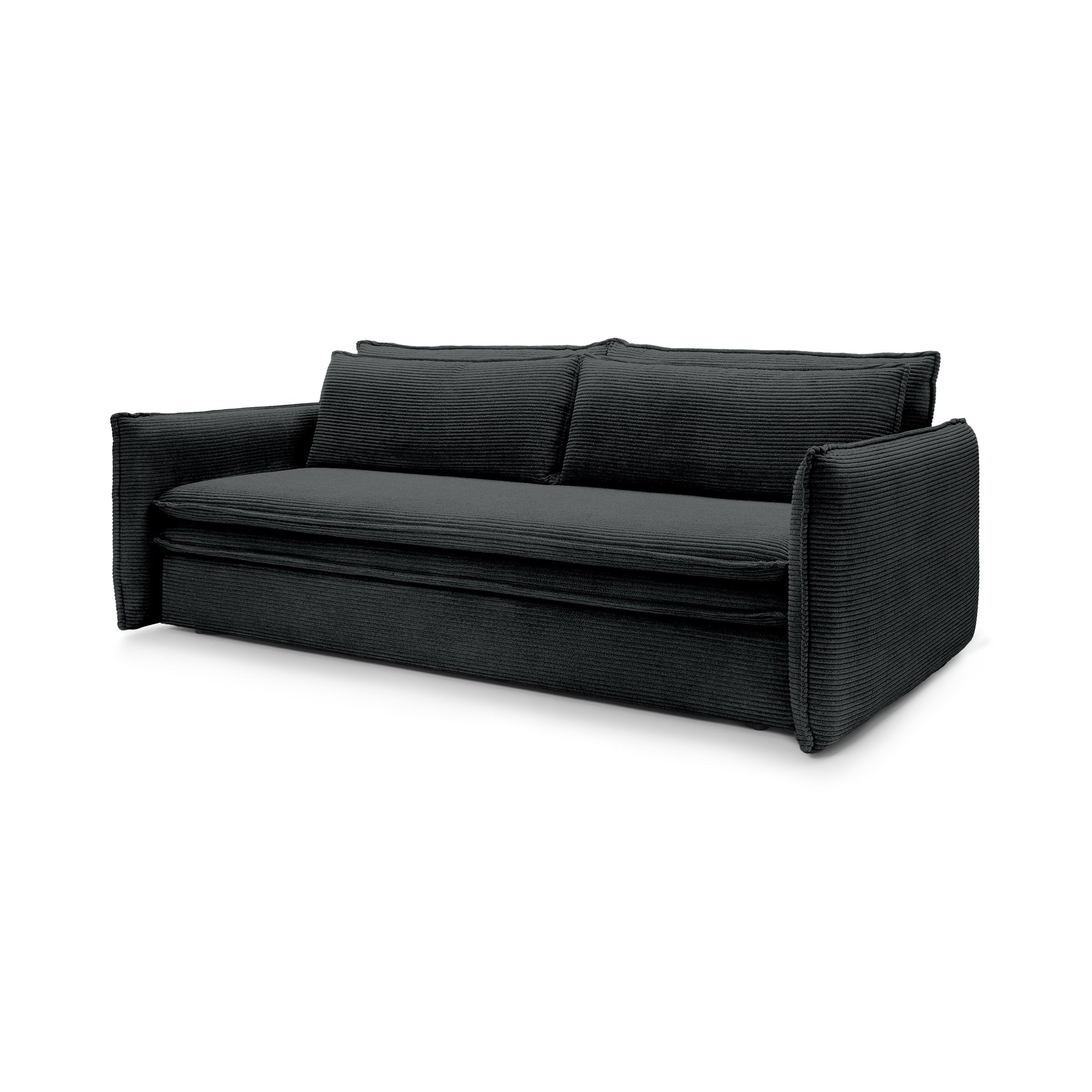 Sofa z spania 140x200 i pojemnikiem | Lily Węgiel (POSO 135)