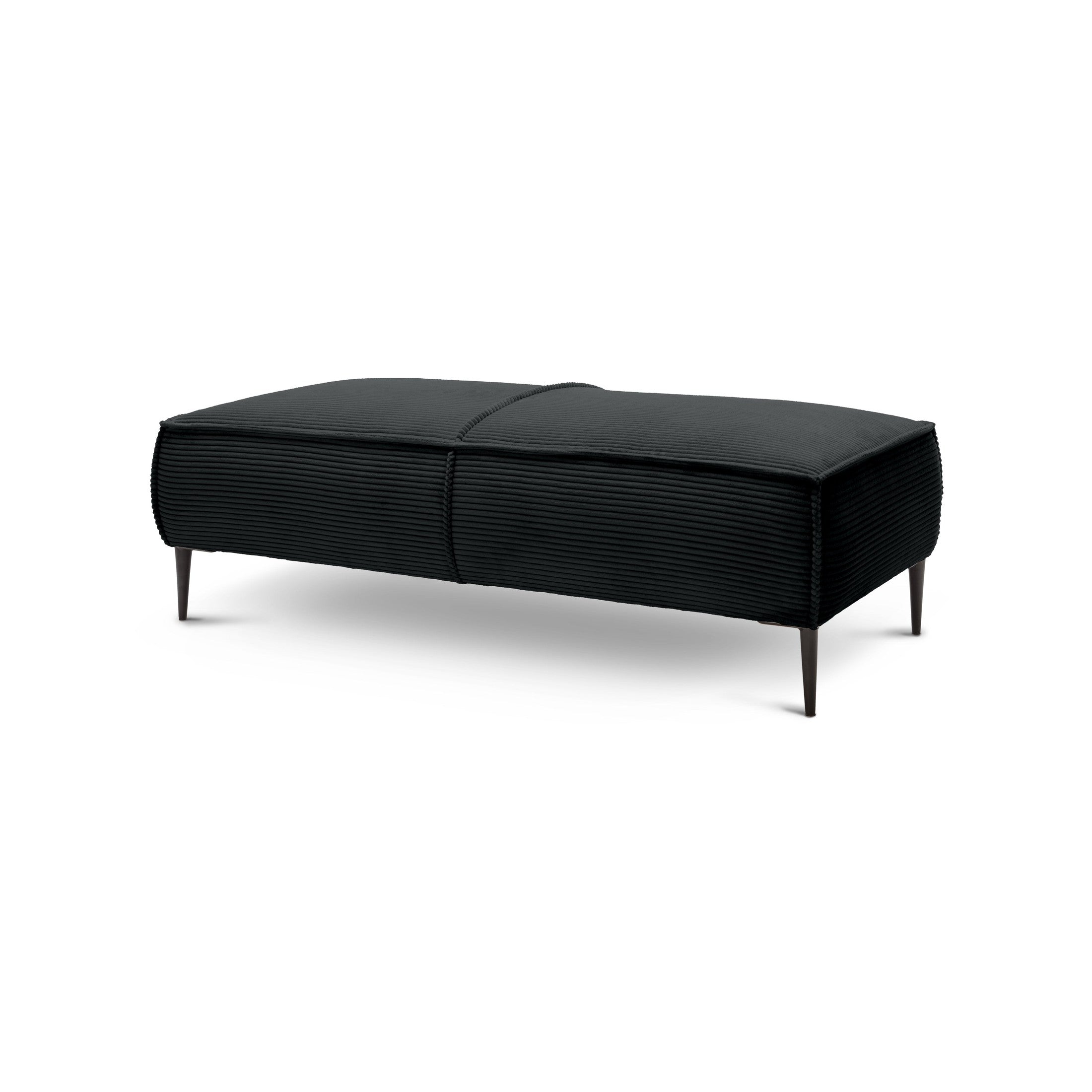 Pufa 140 cm do salonu w stylu modern | May Węgiel (POSO 135)
