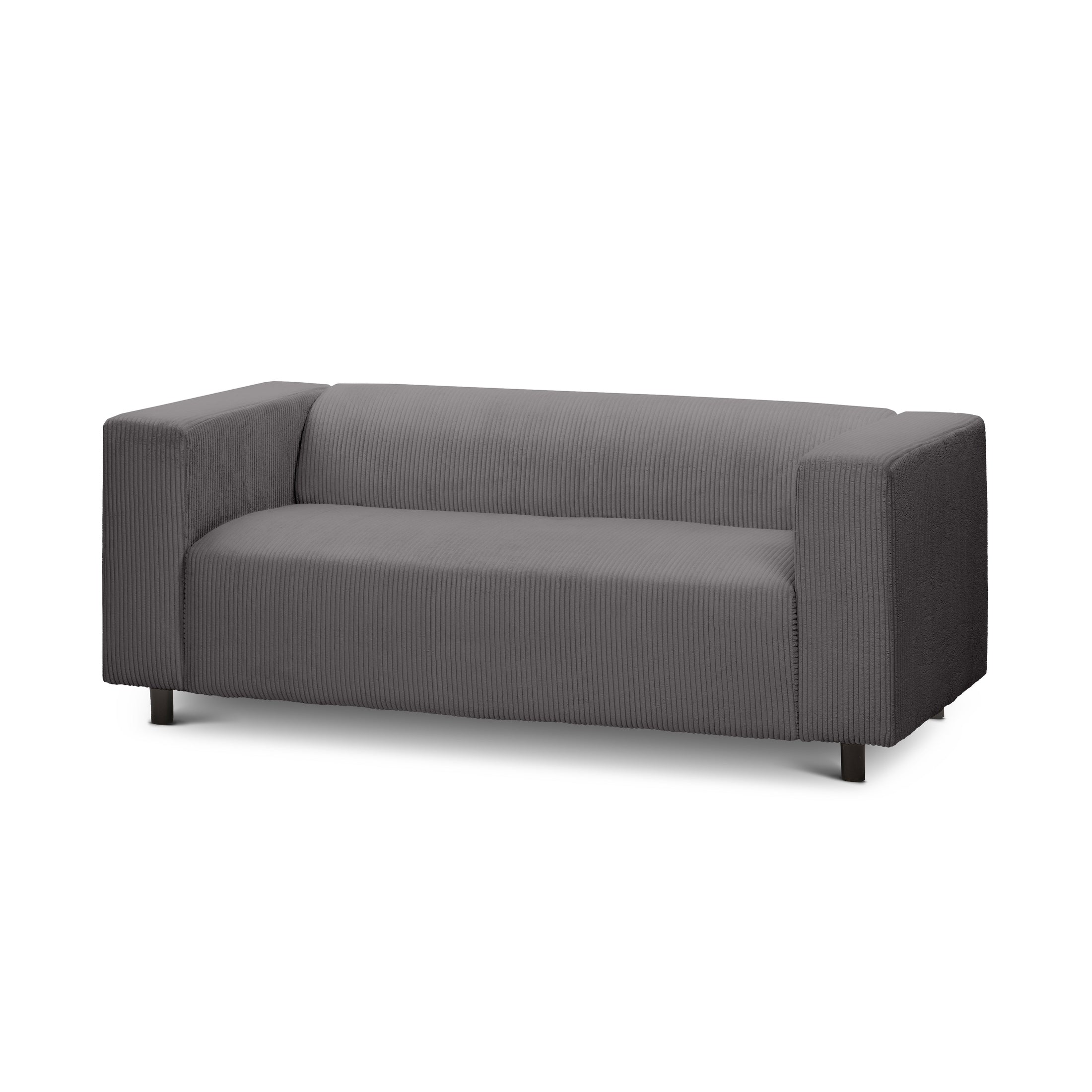 Sofa July 3-osobowa Stalowy Brąz