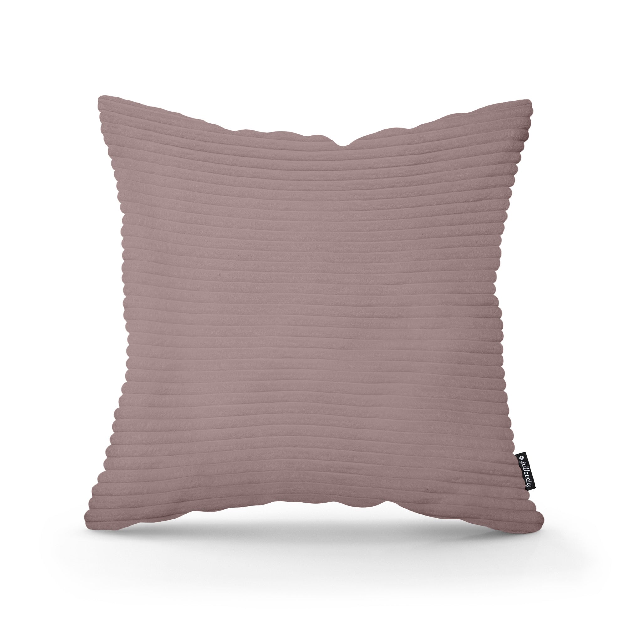 Poduszka dekoracyjna 45×45 cm w stylu scandi i boho | Szeroki Sztruks Jesienny Brąz (POSO 27)