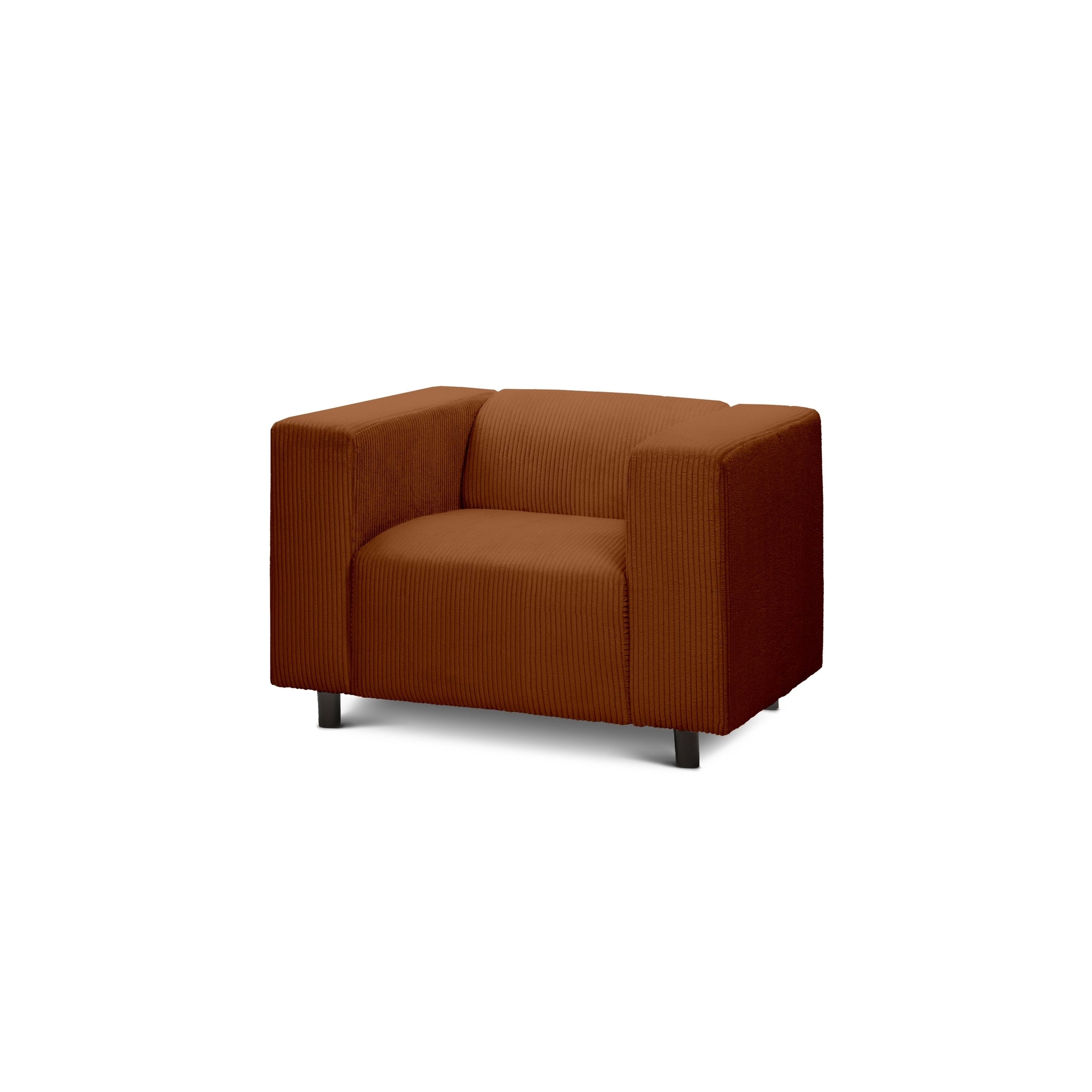 Fotel 95 cm do relaksu w stylu skandynawskim | July Machoń (POSO 40)