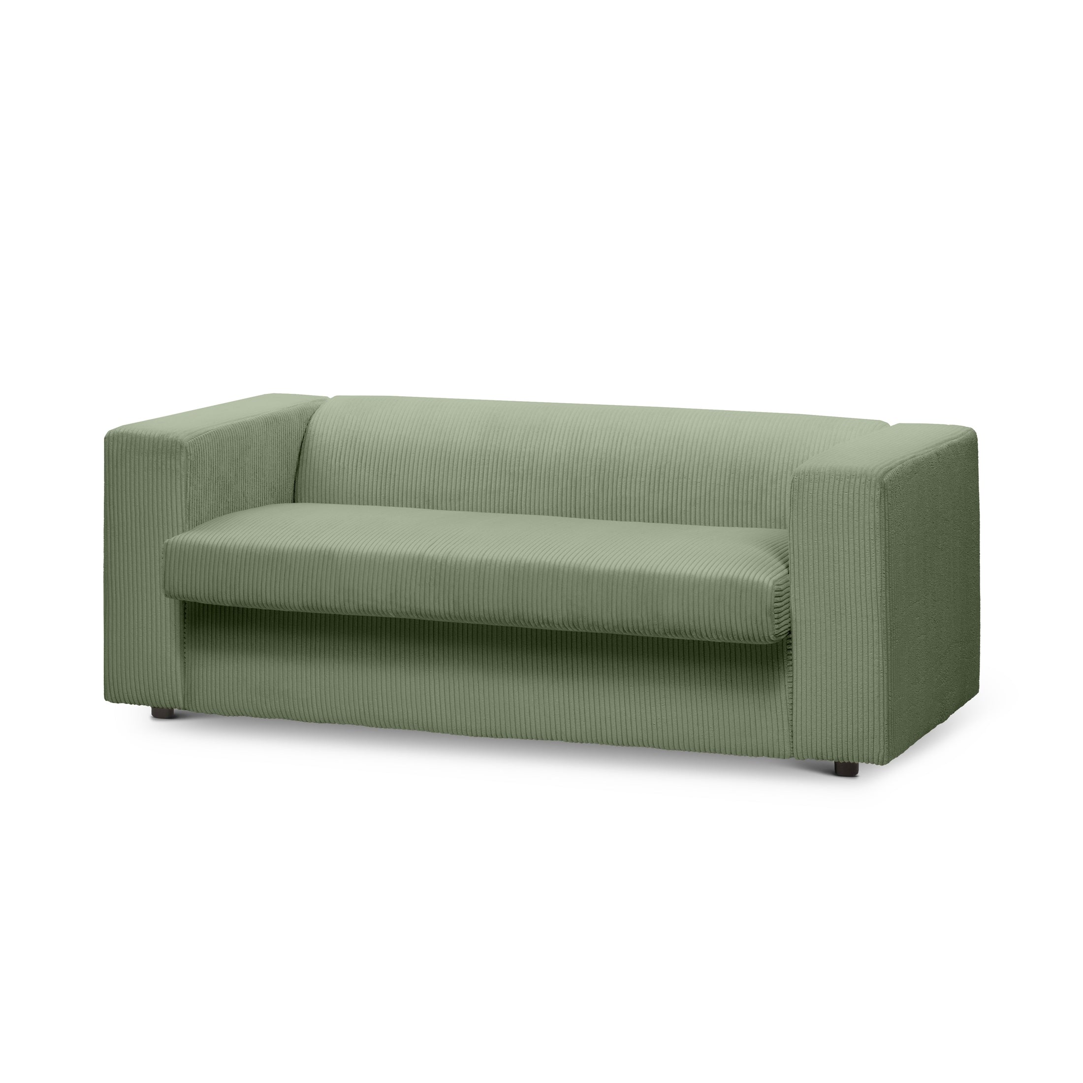 Sofa 2-osobowa z funkcją spania 174 cm | July Szarozieleń (POSO 47)