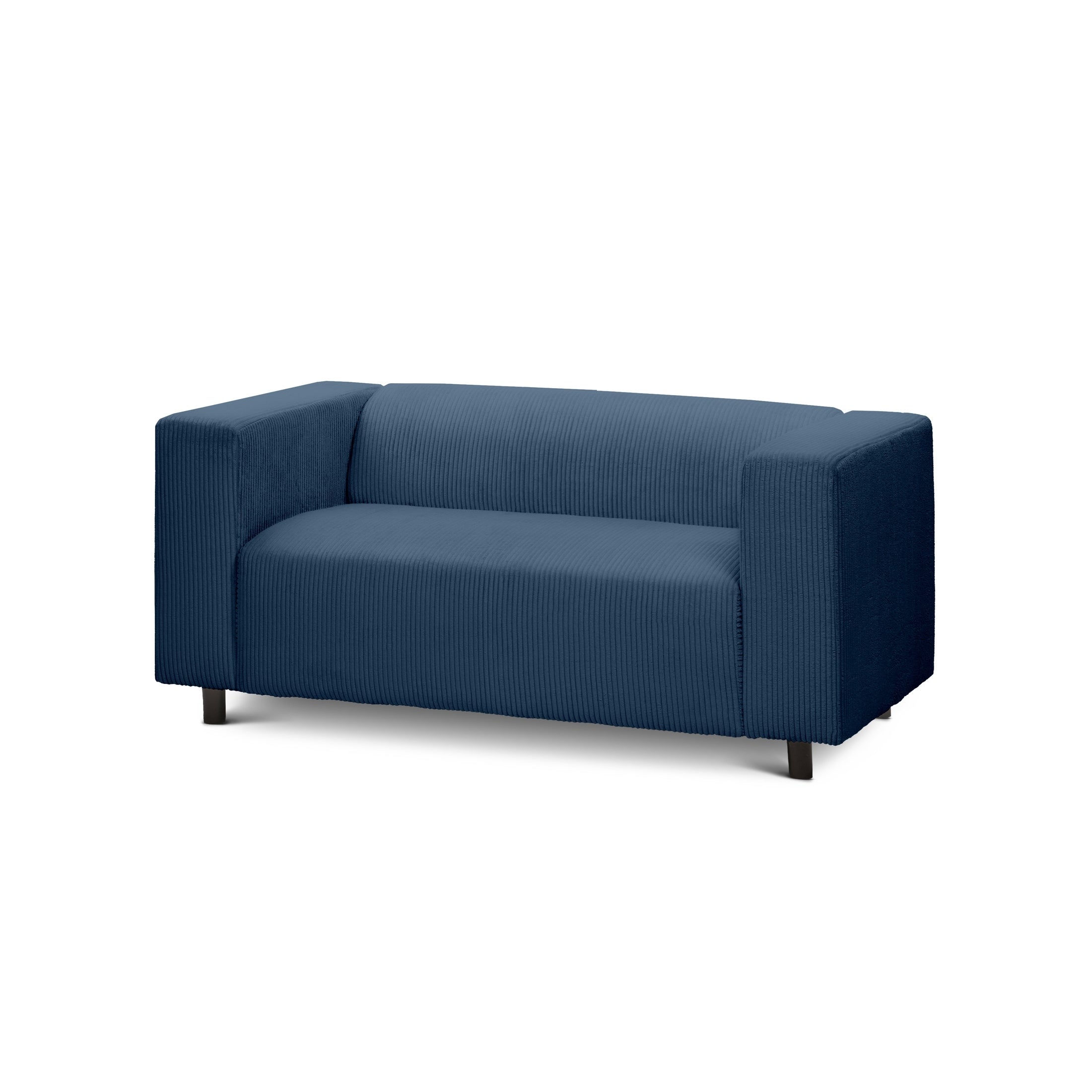Sofa 2-osobowa 151 cm | July Granatowy Grafit (POSO 05)