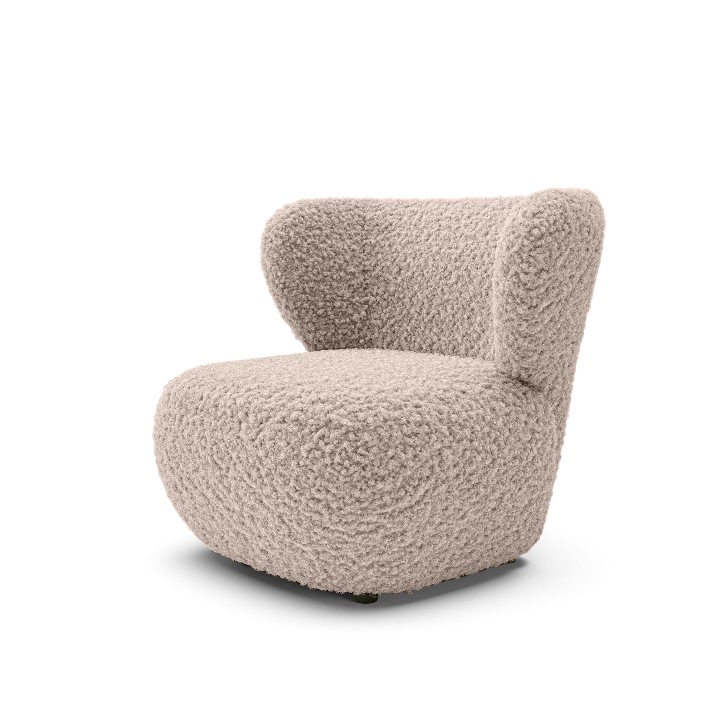 Fotel wypoczynkowy 82x74 cm w stylu japandi | OLEMO Karmelowy Piasek (ROLF 02)
