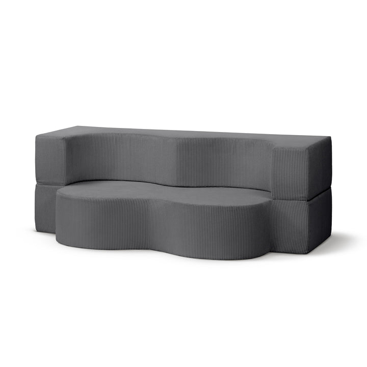 Sofa Kamelia Stalowy Brąz