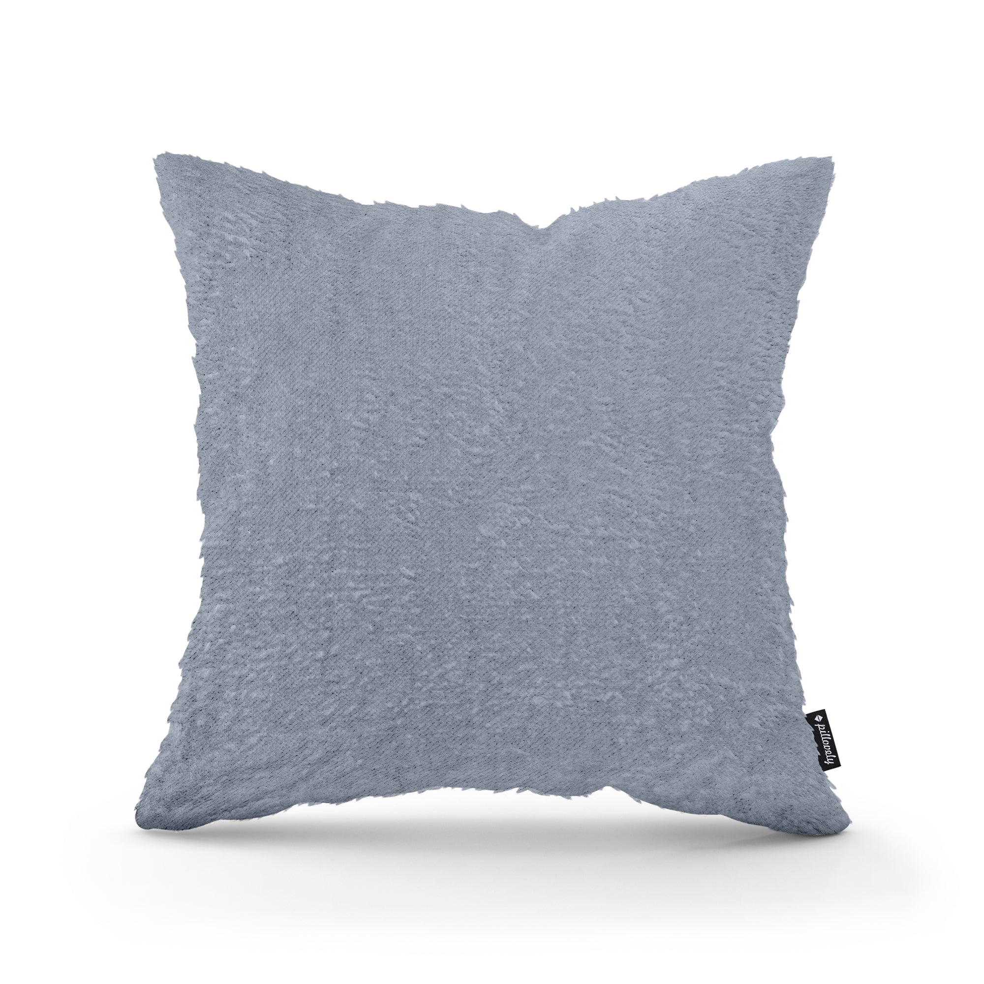 Poduszka dekoracyjna 45×45 cm w stylu glamour | Plusz Mgła Oceanu (SORRISO 07)