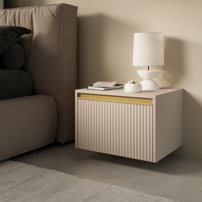 Szafka nocna 54x42 cm w stylu glamour | Westa