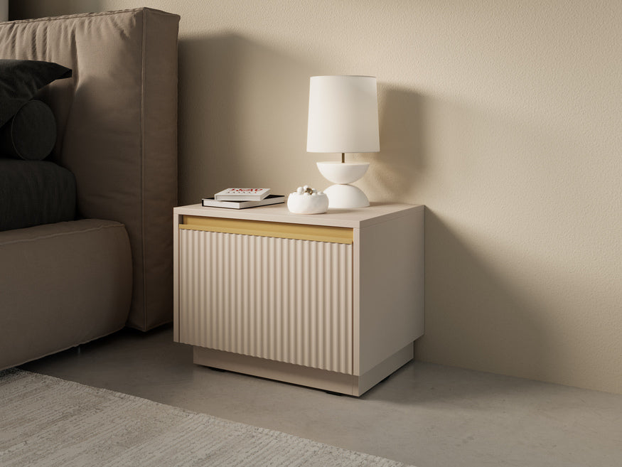 Szafka nocna 54x42 cm w stylu glamour | Westa