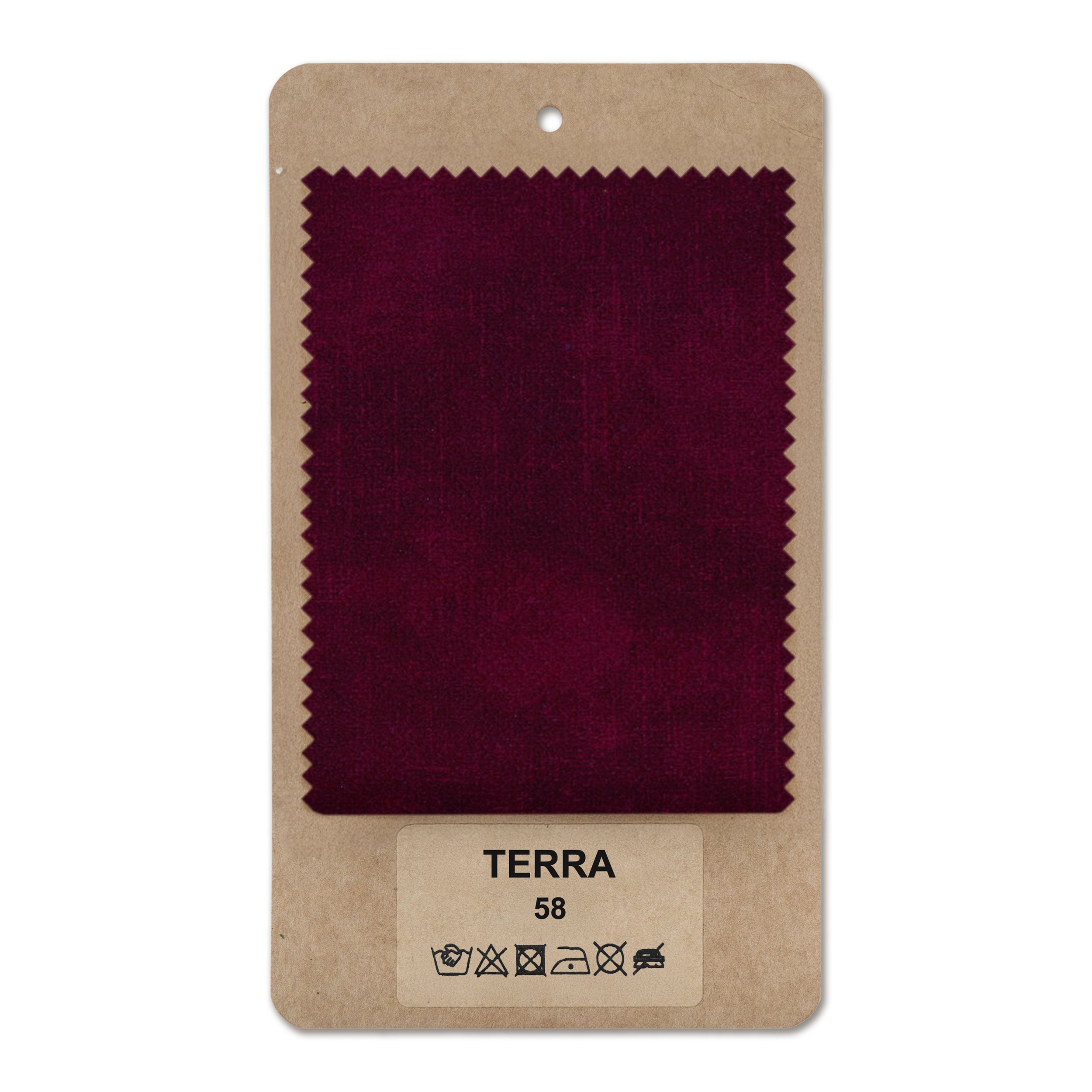 Próbnik tkanin TERRA Burgundowa Głębia (TERRA 58)