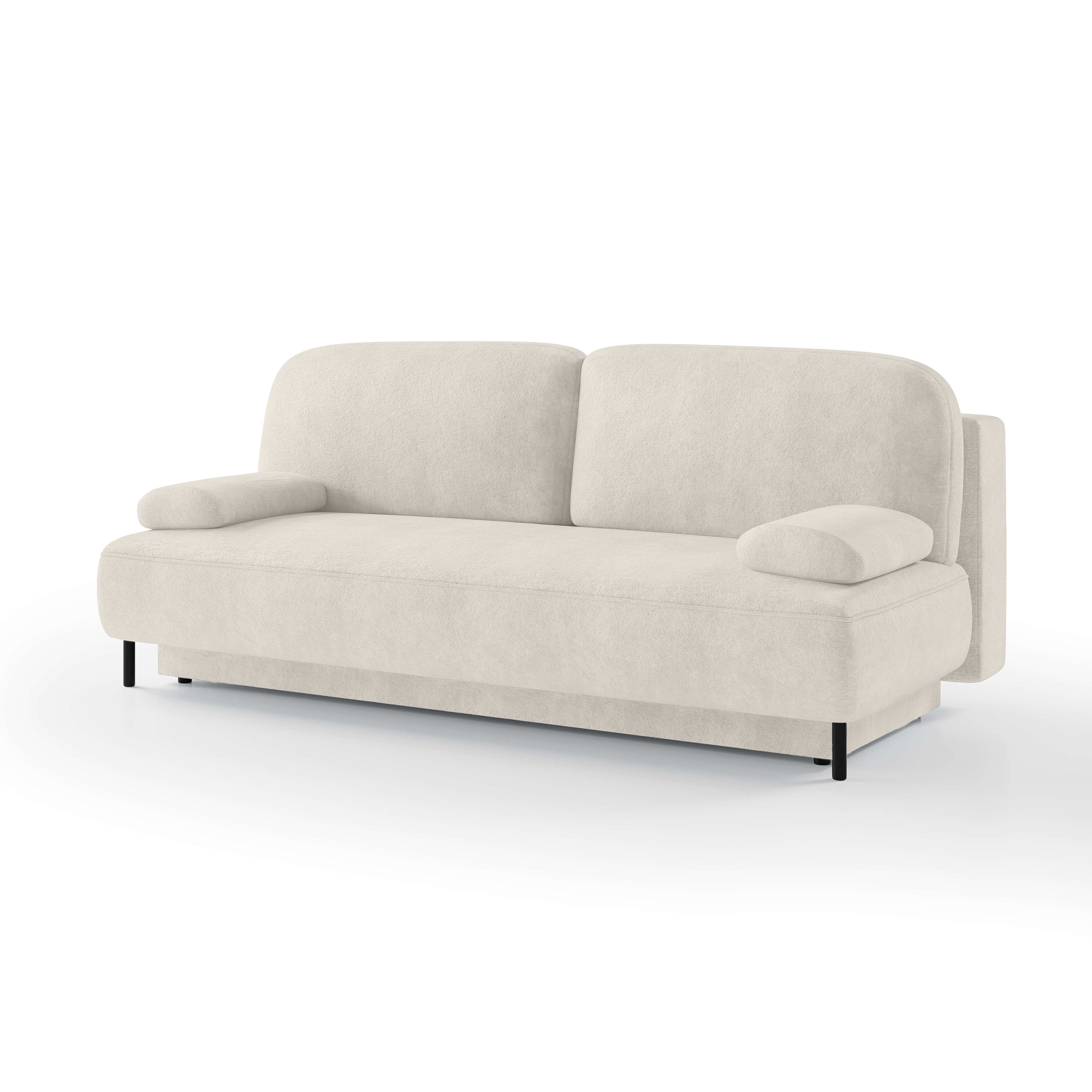 Sofa 2-osobowa z funkcją spania 140x200 z pojemnikiem w stylu nowoczesnym | Tola